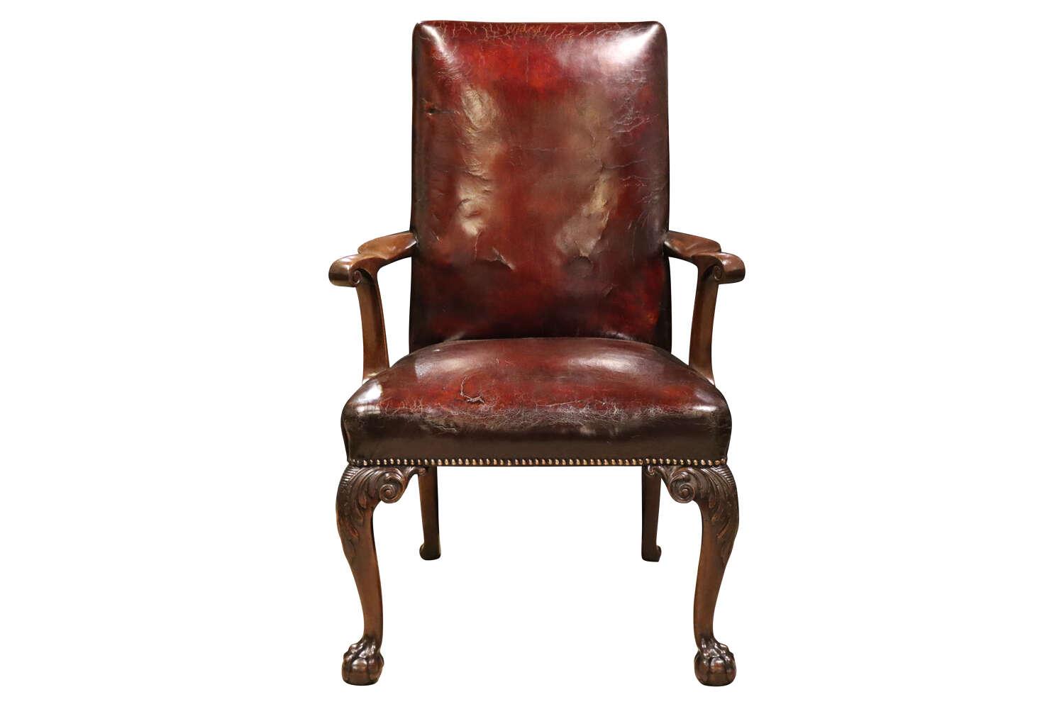 18thc Library Desk Chair (1 of 4)