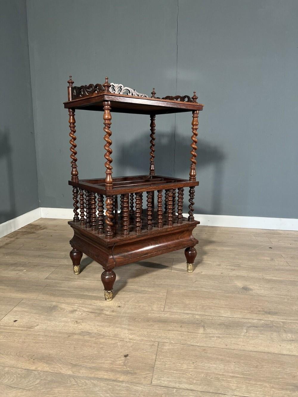 Victorian Rosewood Canterbury (1 of 7) Victorian Rosewood Canterbury (1 of 7)