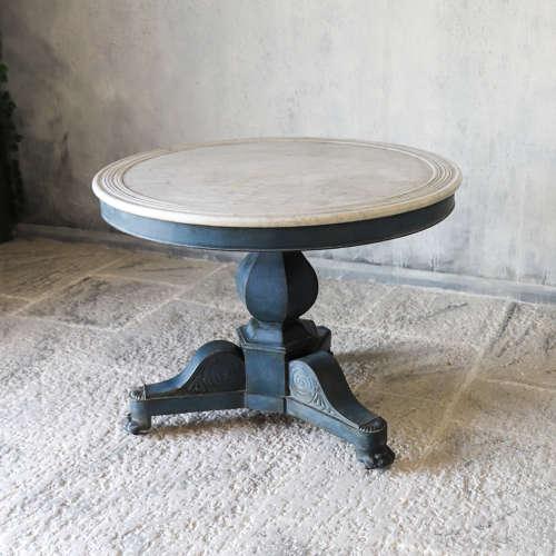 19th Century c.1840 Louis Phillipe Period Guéridon Table Later Painted (1 of 13)