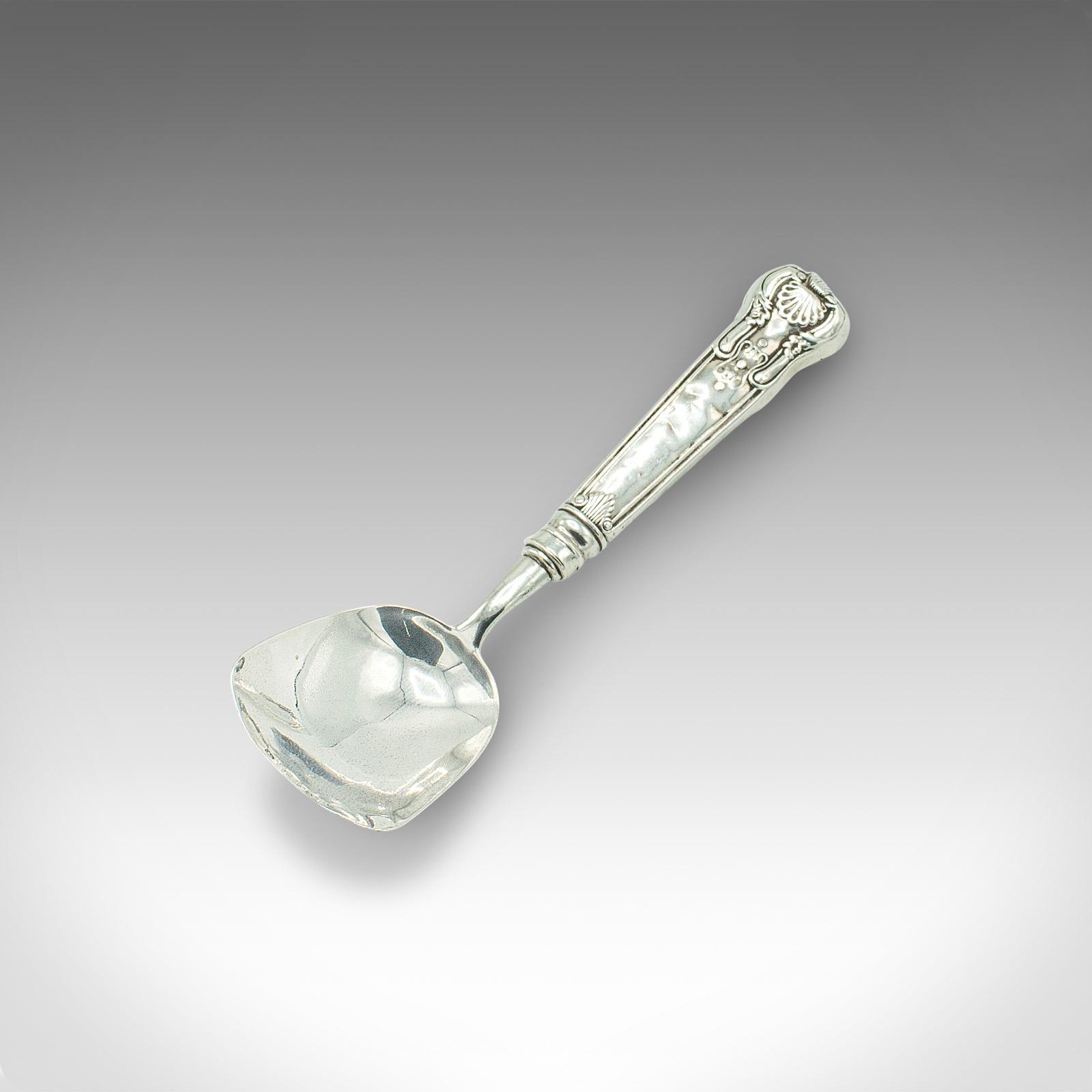 Antique Sugar Spoon, English, Sterling Silver, Hallmark, Georgian, Dated 1780 (1 of 10)