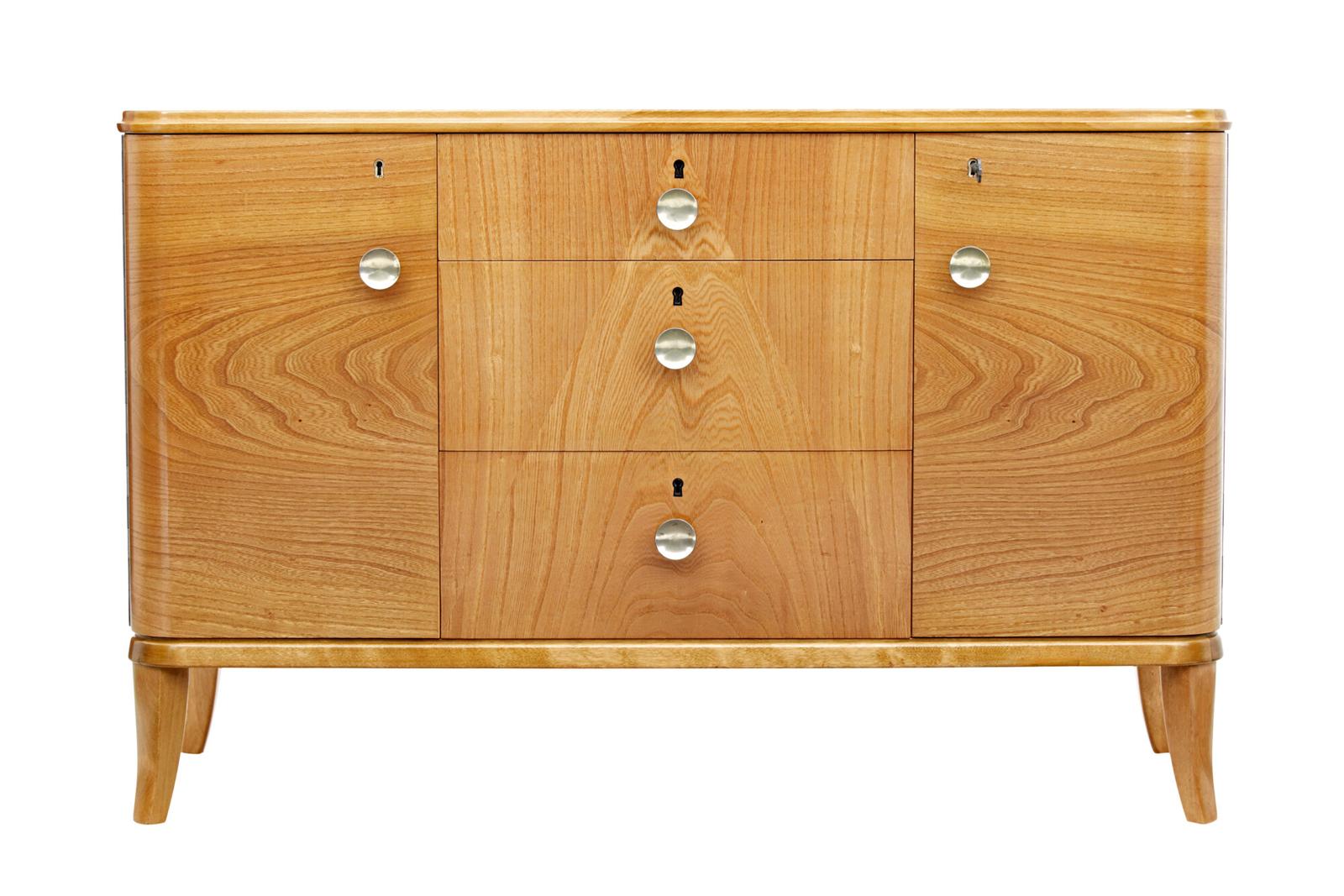 Mid Century Swedish Elm Chest of Drawers (1 of 9) Mid Century Swedish Elm Chest of Drawers (1 of 9)