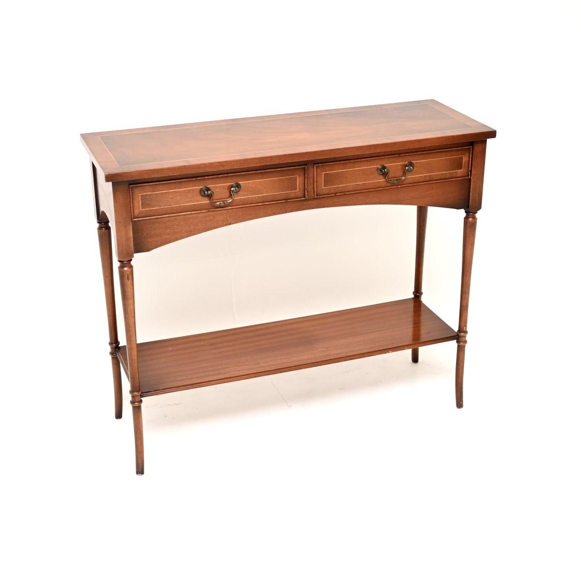 Inlaid Mahogany Console Table (1 of 9) Inlaid Mahogany Console Table (1 of 9)