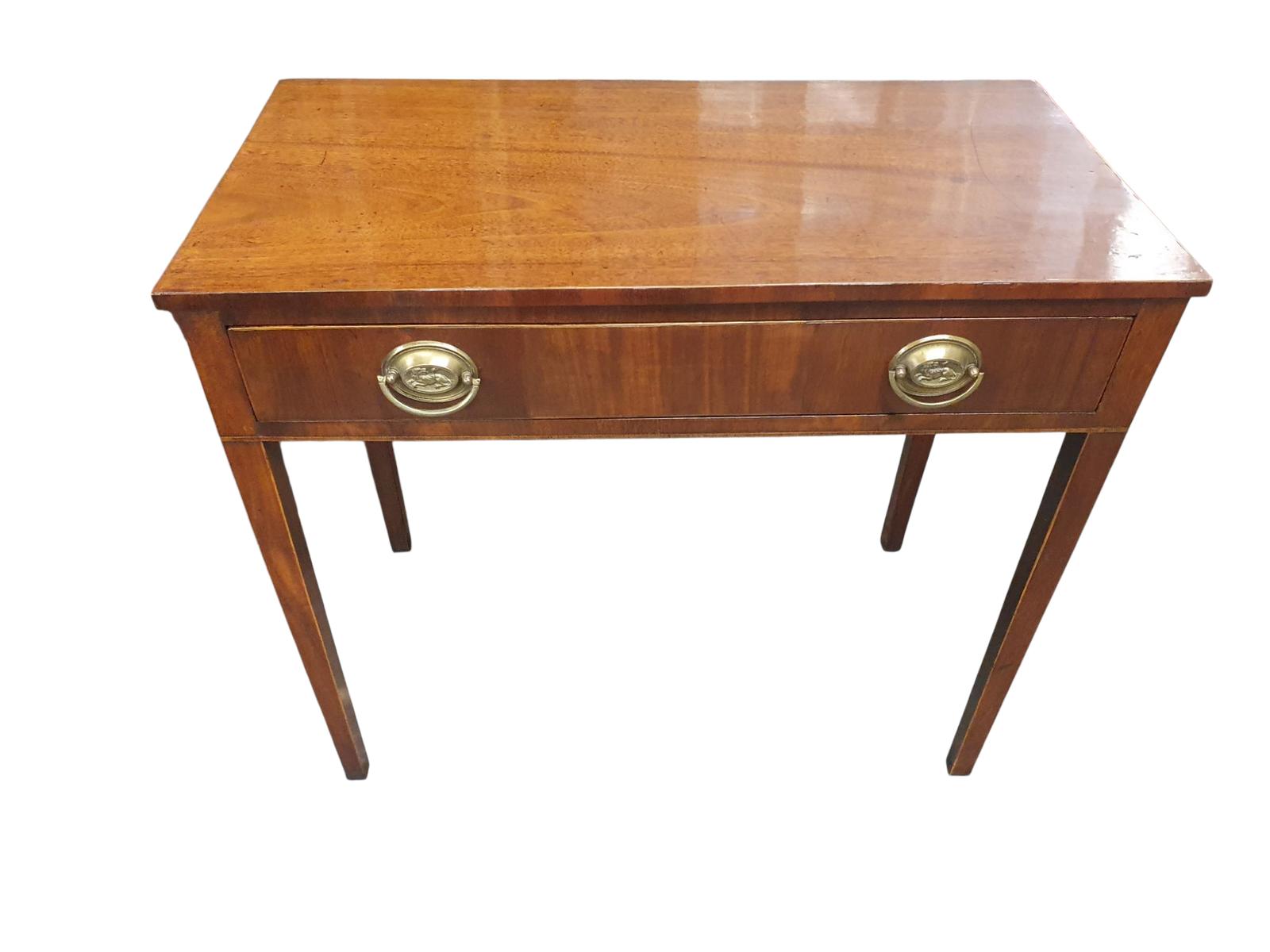 Georgian Mahogany Side Table (1 of 7)