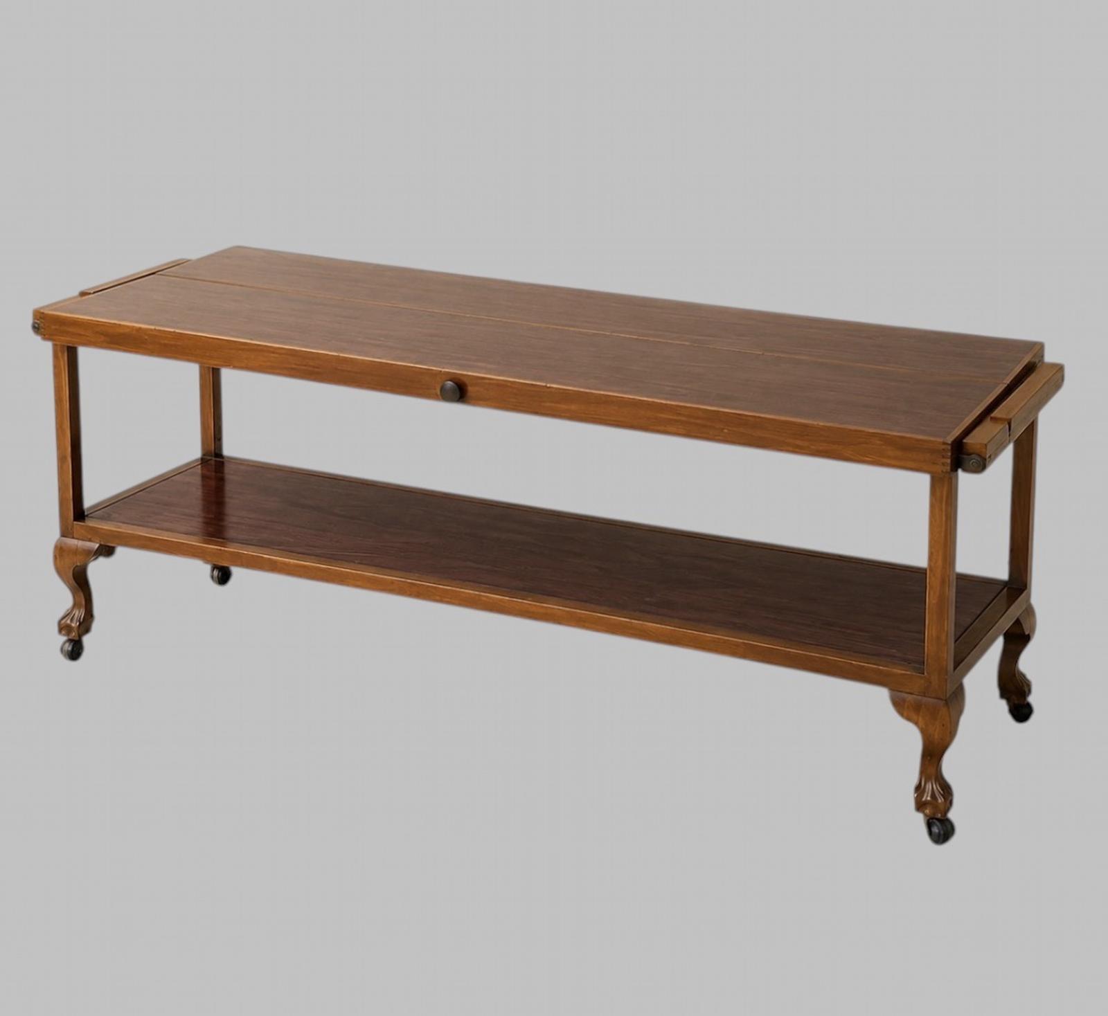 Vintage Metamorphic Serving Table / Console on Castors (1 of 6) Vintage Metamorphic Serving Table / Console on Castors (1 of 6)