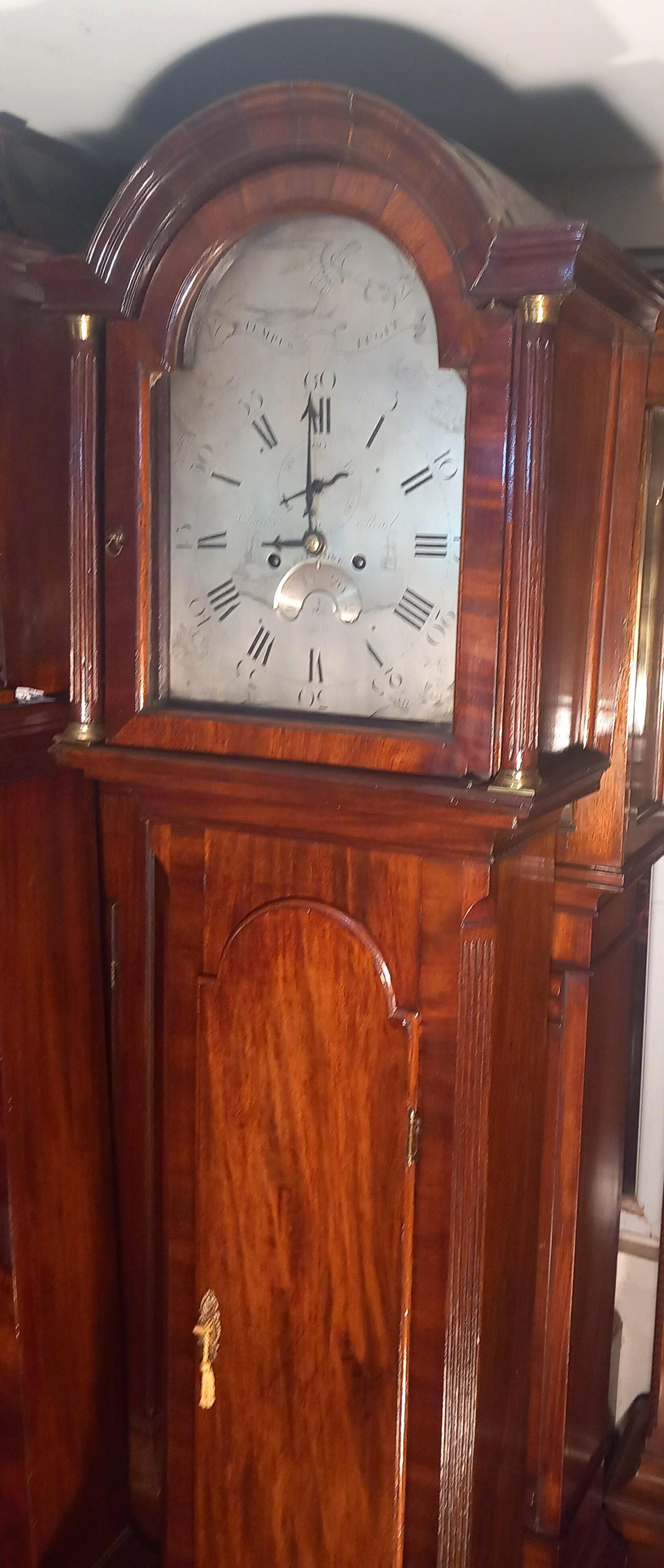 Antique "Helston" Longcase Clock (1 of 5)