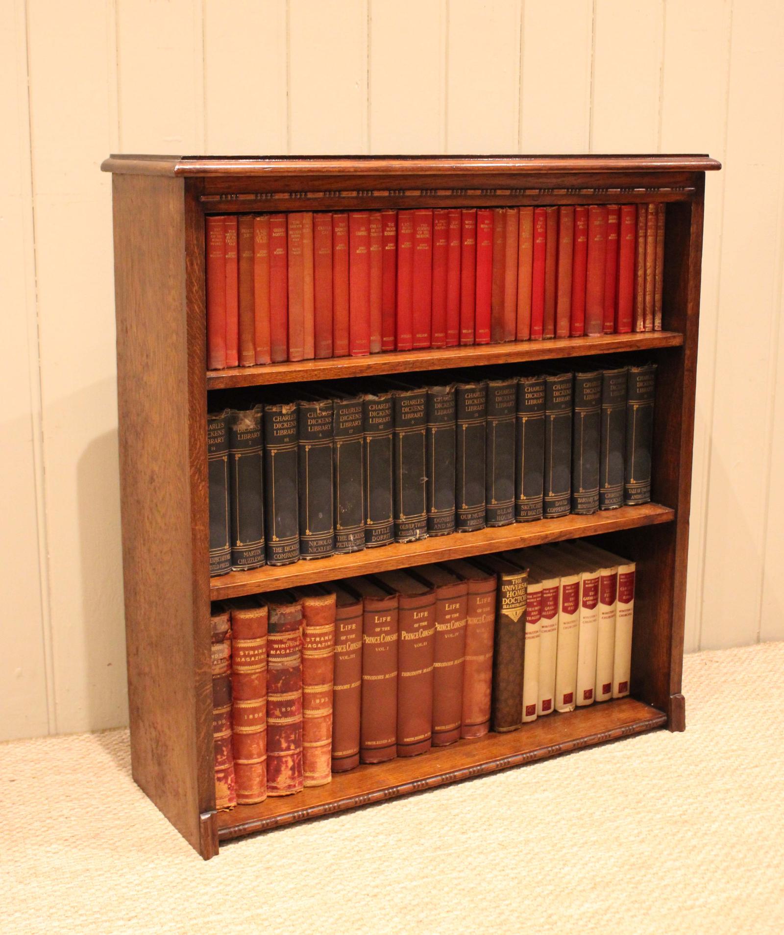 Small Oak Open Bookcase (1 of 11) Small Oak Open Bookcase (1 of 11)