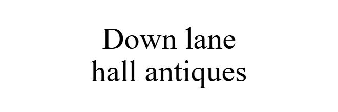 Down Lane Hall Antiques - logo image