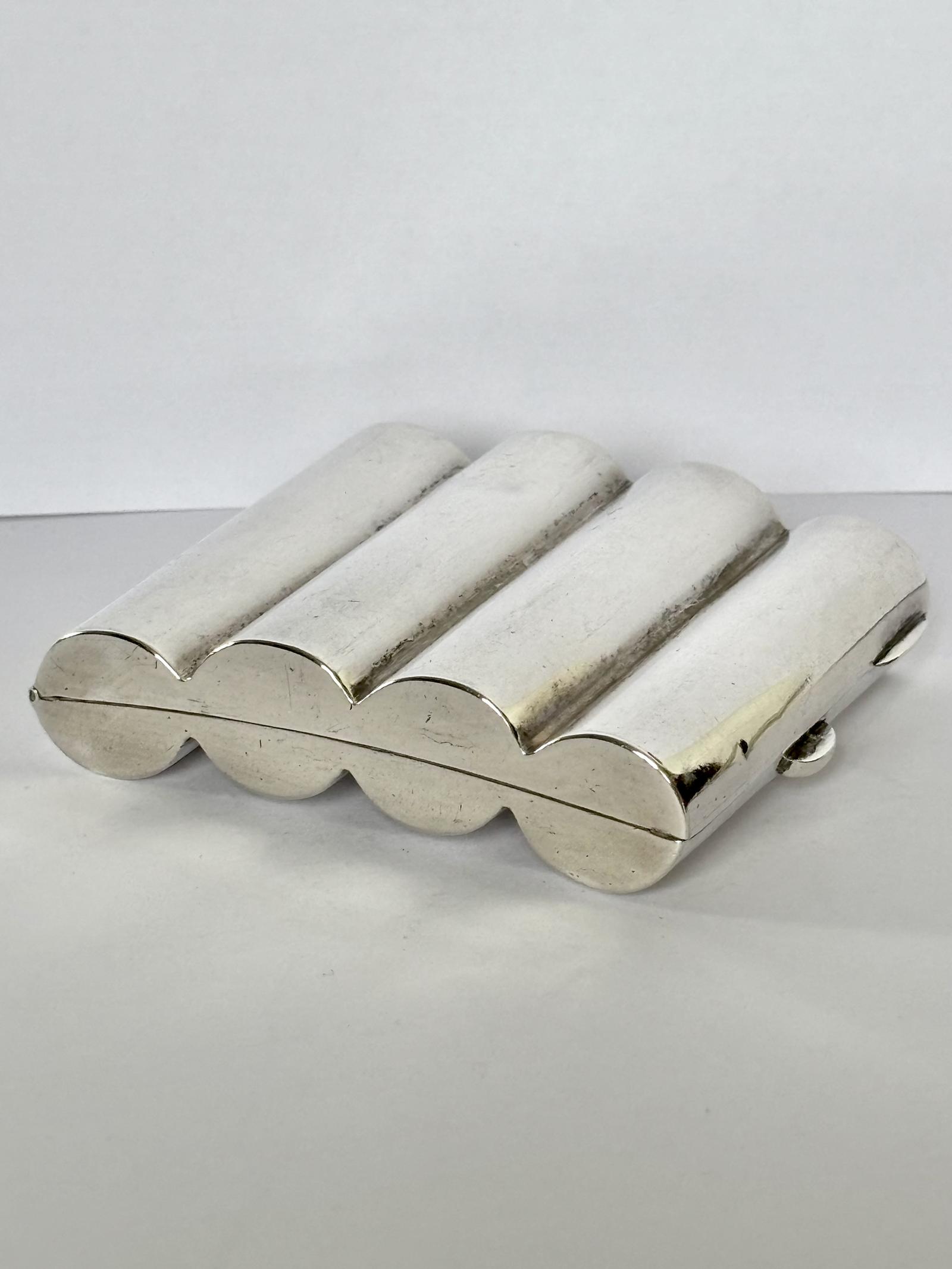 Rare 1915 Dunhill Sterling Silver Pipe Tobacco Cartridge Case - WWI - J H Hillcox (1 of 14) Rare 1915 Dunhill Sterling Silver Pipe Tobacco Cartridge Case - WWI - J H Hillcox (1 of 14)