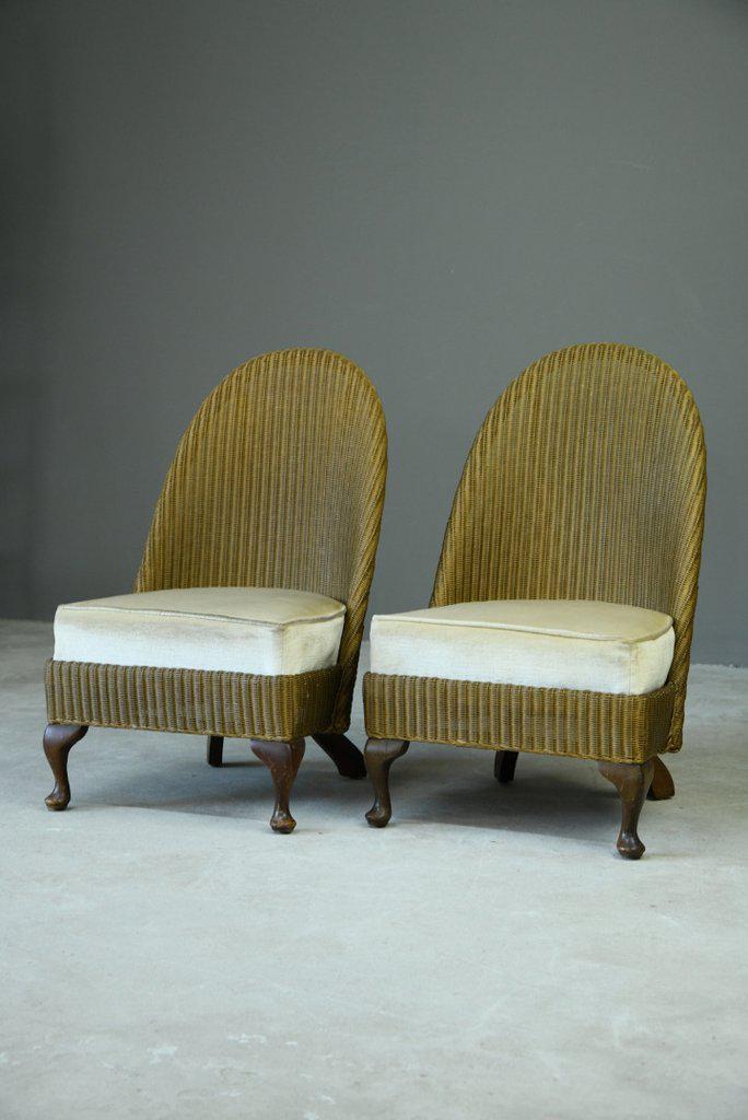 Pair of Lloyd Loom Gold Chairs (1 of 9) Pair of Lloyd Loom Gold Chairs (1 of 9)