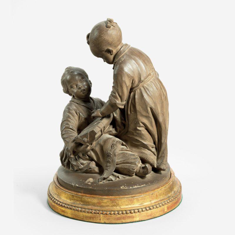 19th Century French Terracotta Orientalist Group (1 of 4)