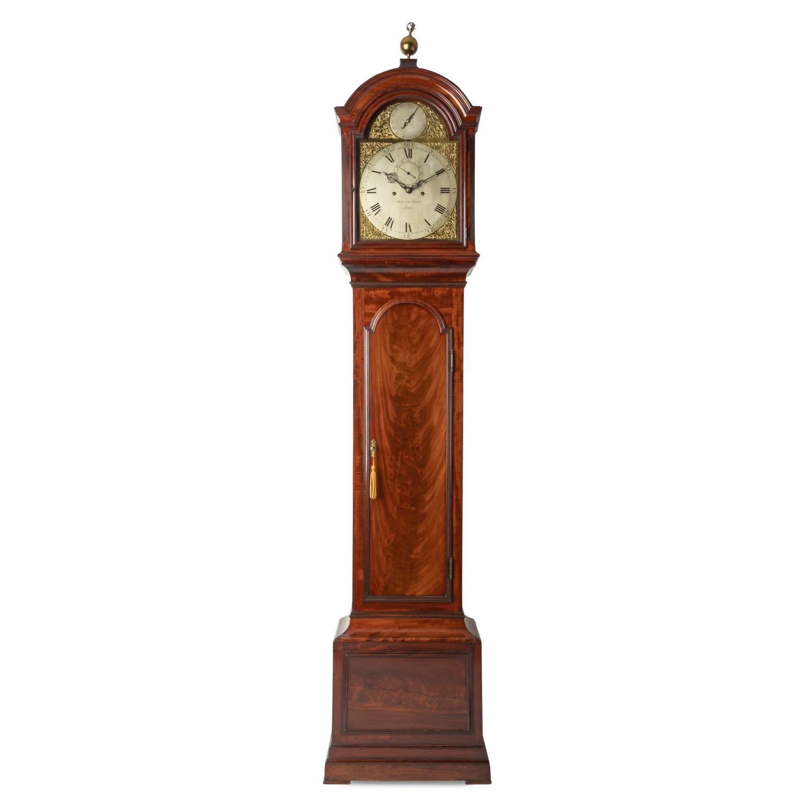 Mahogany Longcase Clock by Matthew & Thomas Dutton No.239 (1 of 3)