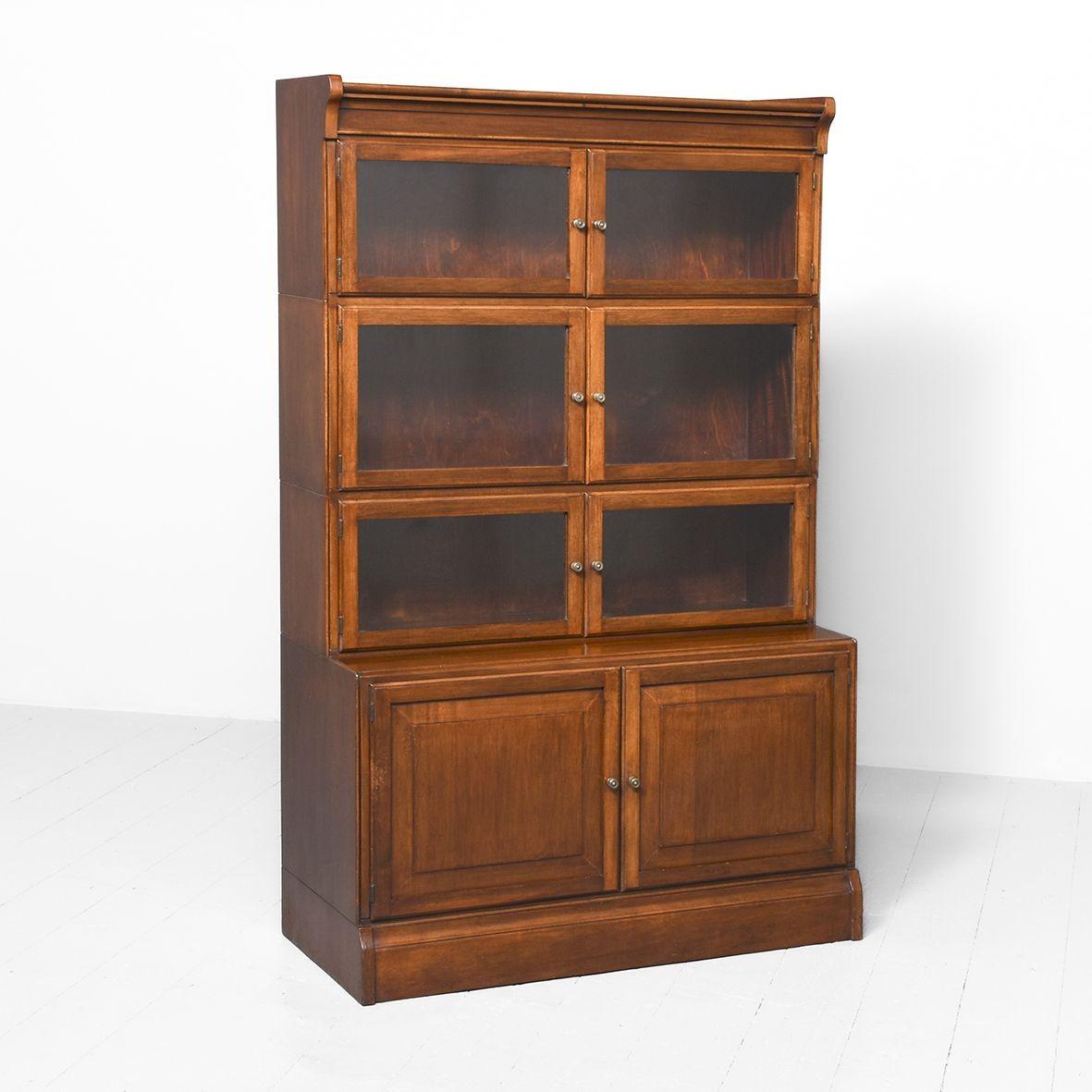 4 Tier Mahogany Sectional Bookcase (1 of 8)