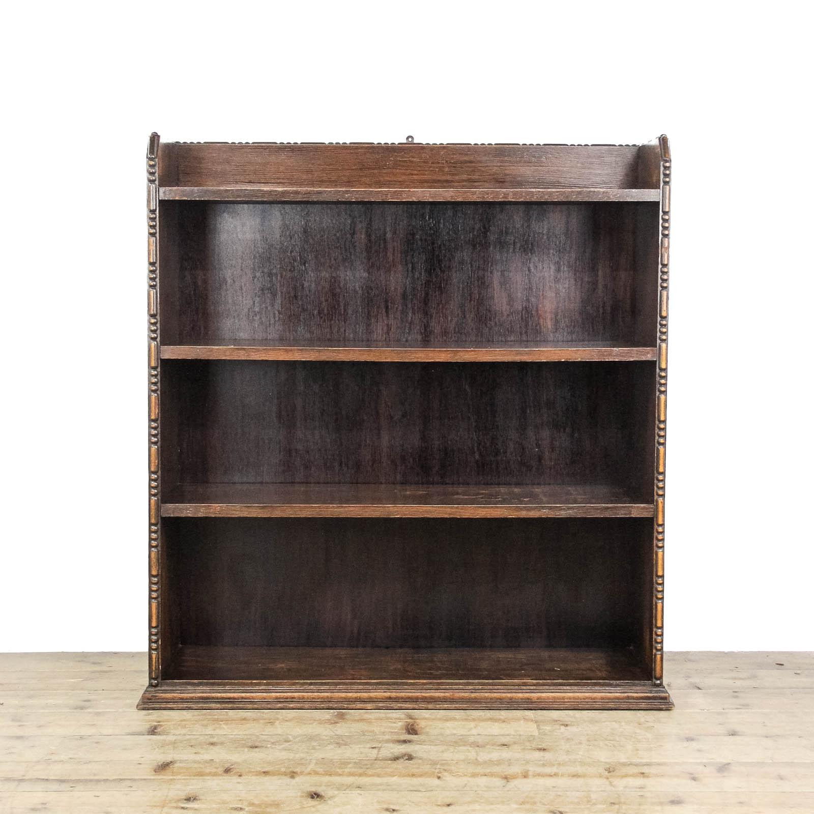 Antique Early 20th Century Oak Bookcase (1 of 10)
