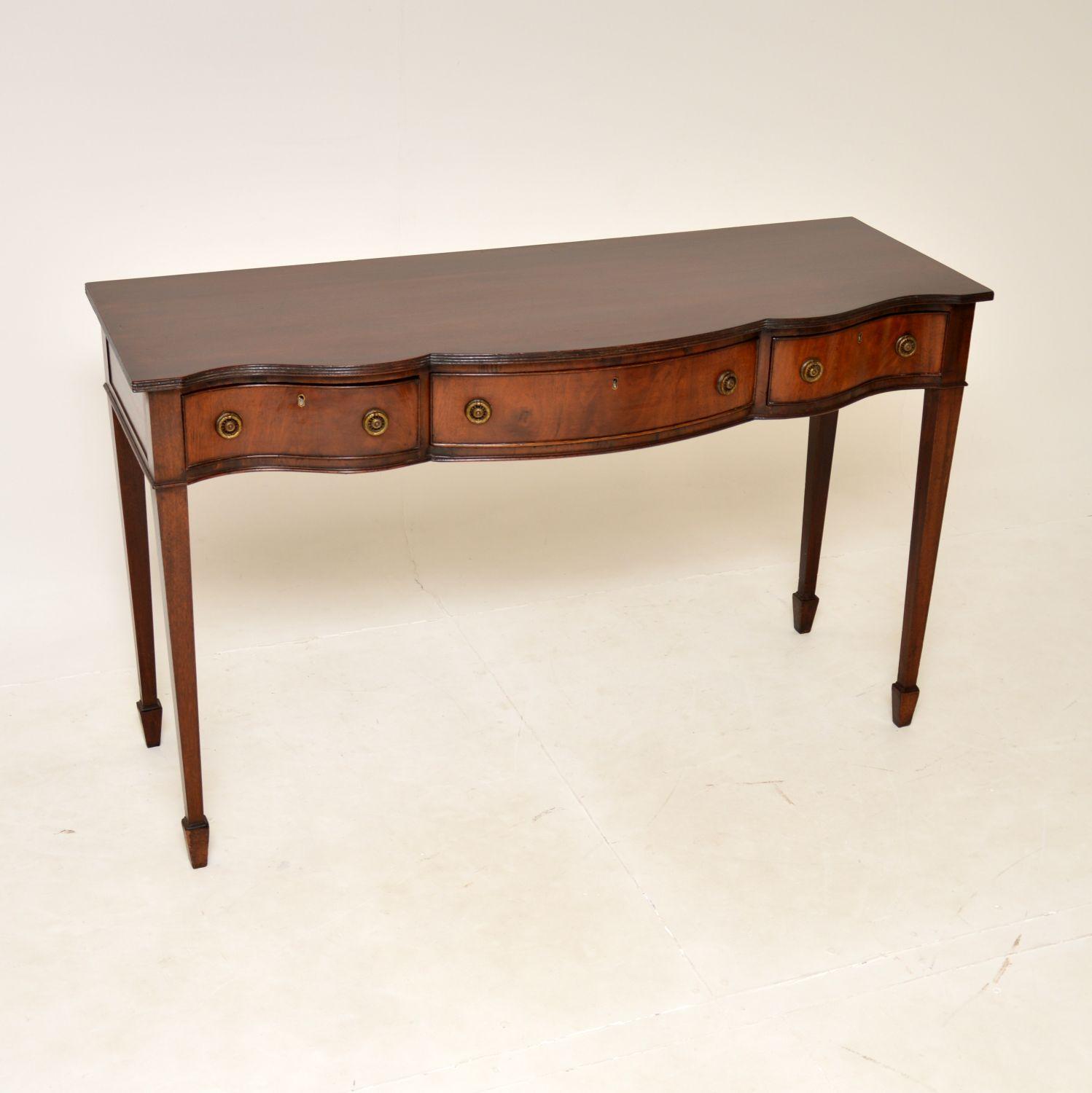 Antique Edwardian Mahogany Console / Side Table (1 of 10) Antique Edwardian Mahogany Console / Side Table (1 of 10)