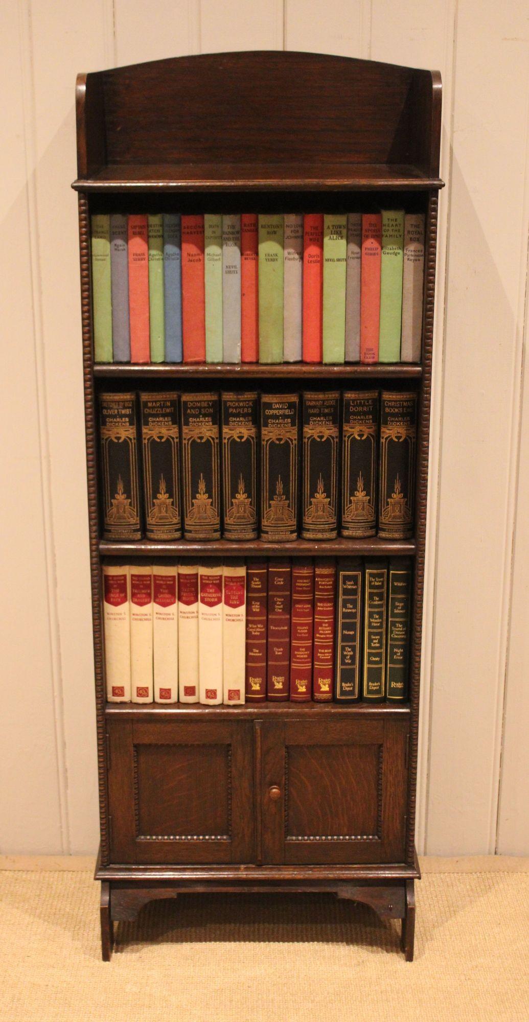 Oak Open Beaded Edge Bookcase (1 of 13) Oak Open Beaded Edge Bookcase (1 of 13)