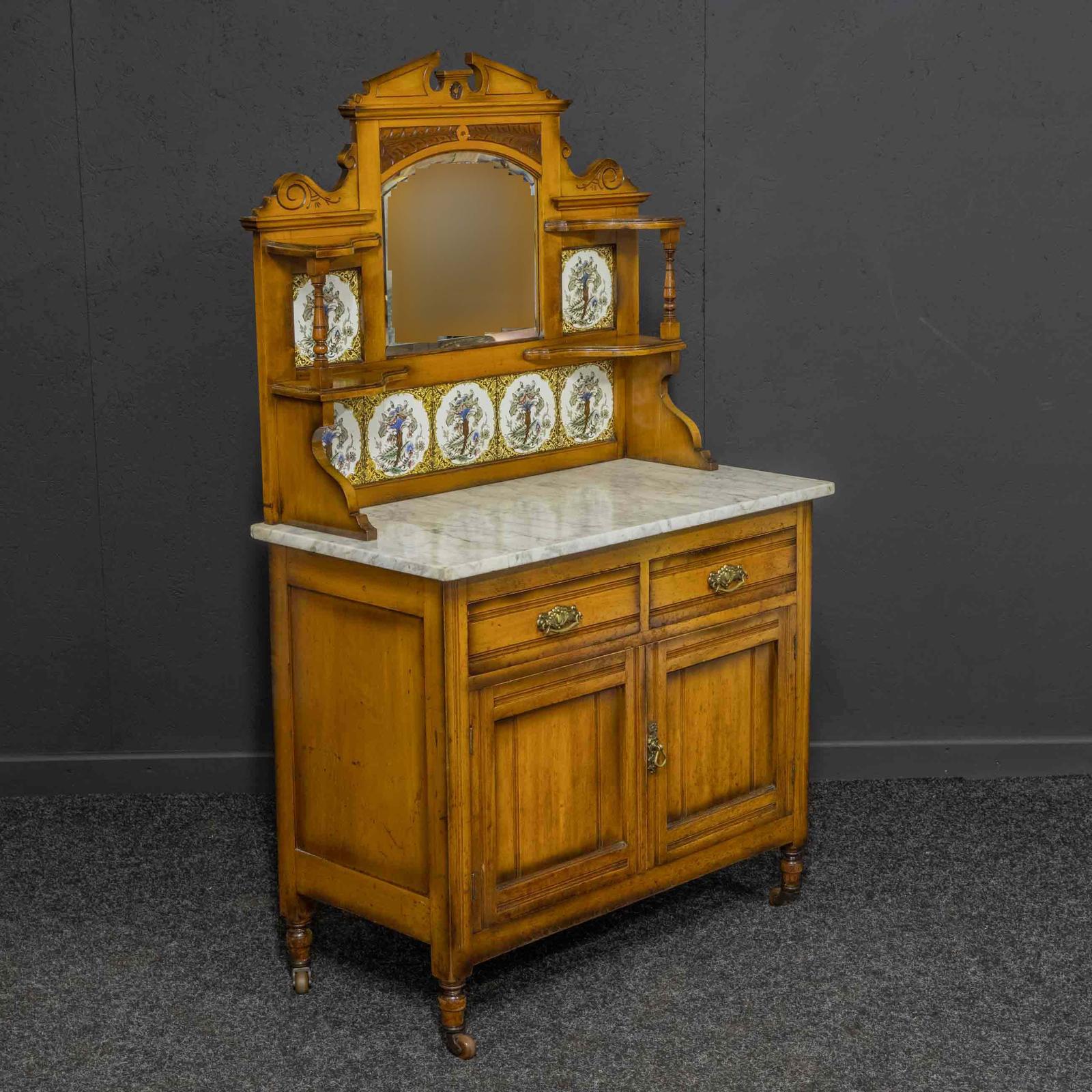 Edwardian Birch Washstand (1 of 13)