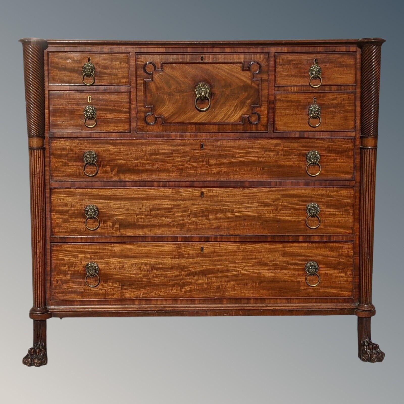 Superb Regency Mahogany Chest of Drawers (1 of 9)