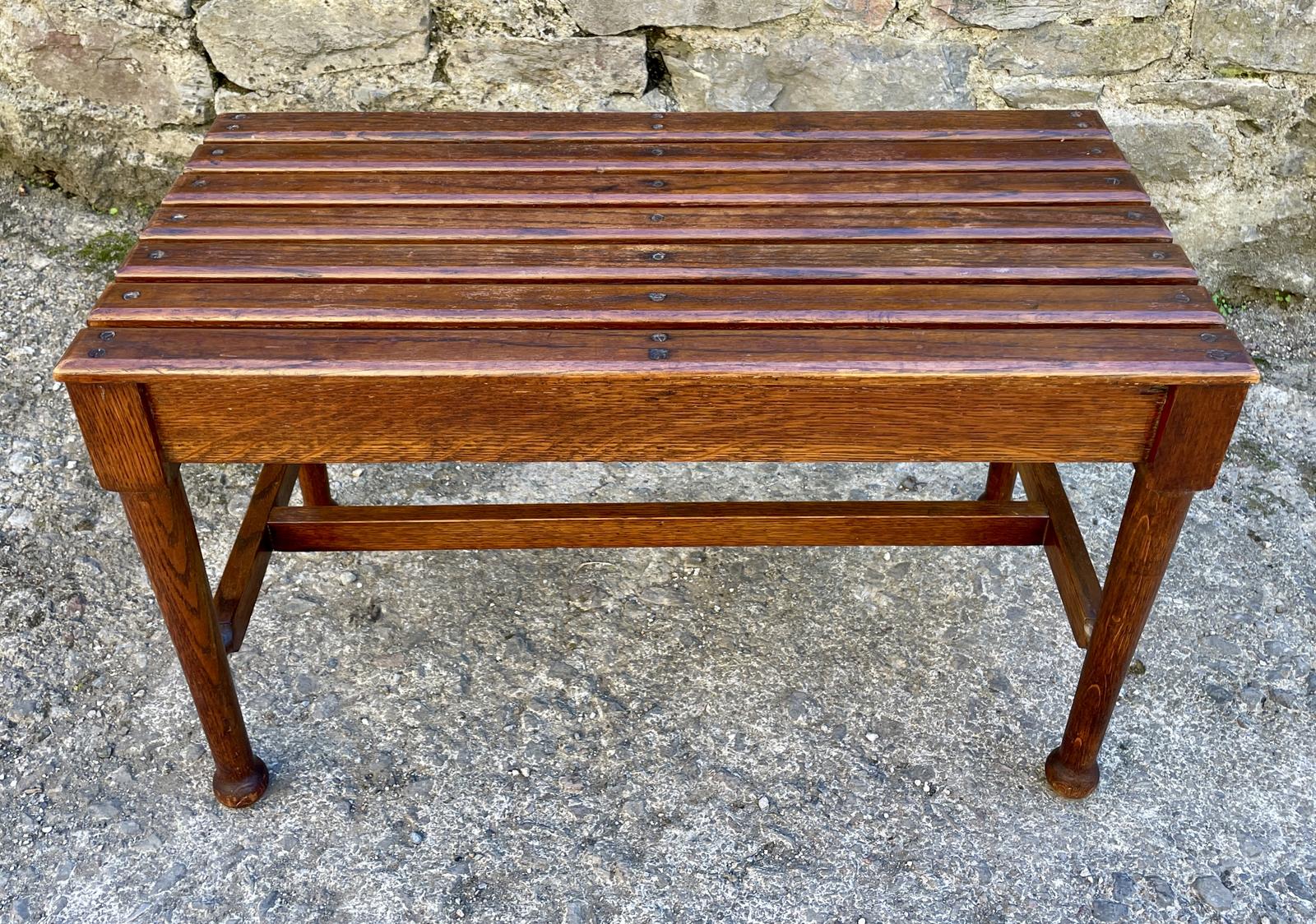 Antique Oak Luggage Rack (1 of 9)