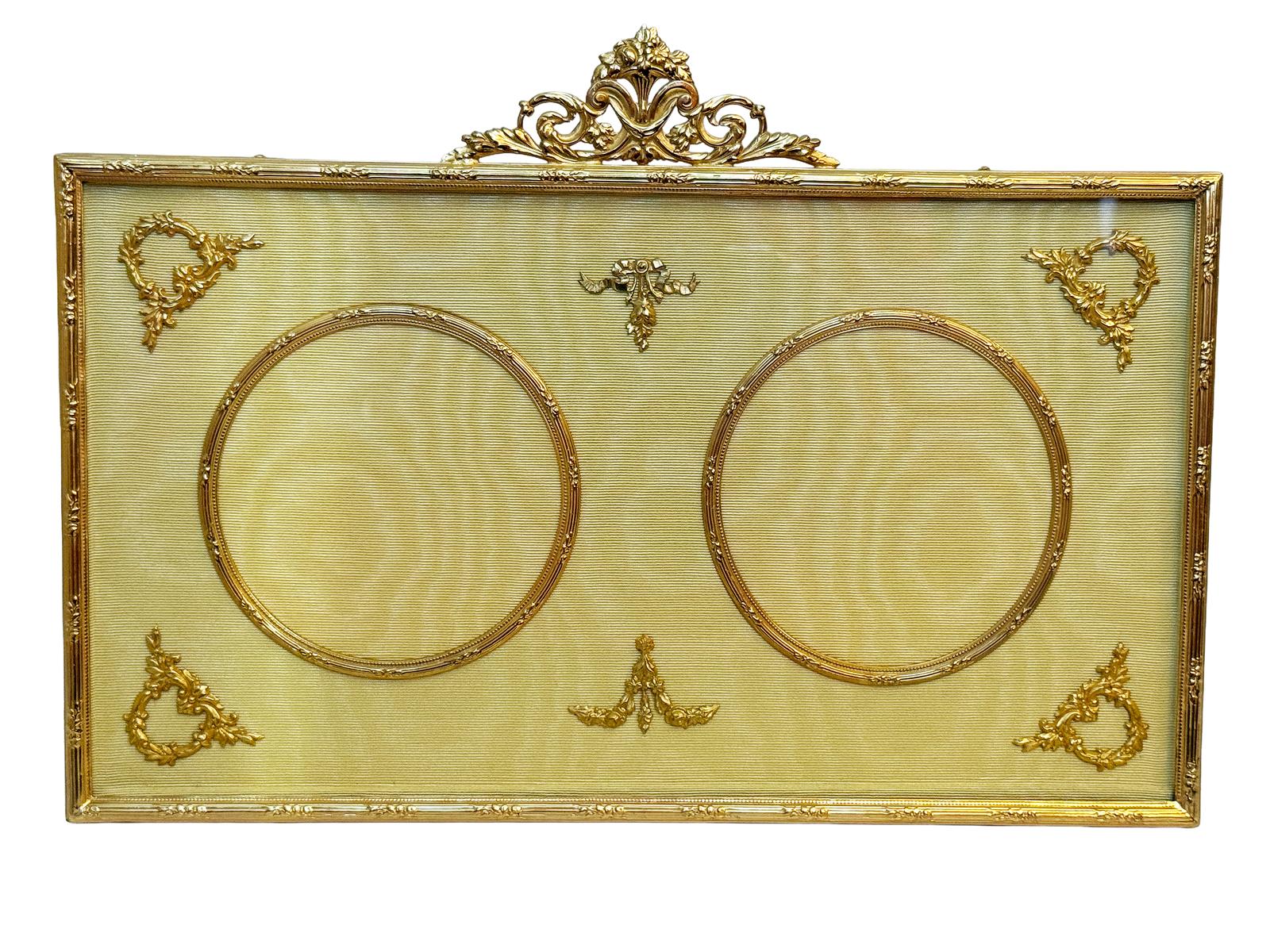19th C. French Dual Display Gilt Bronze Picture Frame (1 of 8) 19th C. French Dual Display Gilt Bronze Picture Frame (1 of 8)