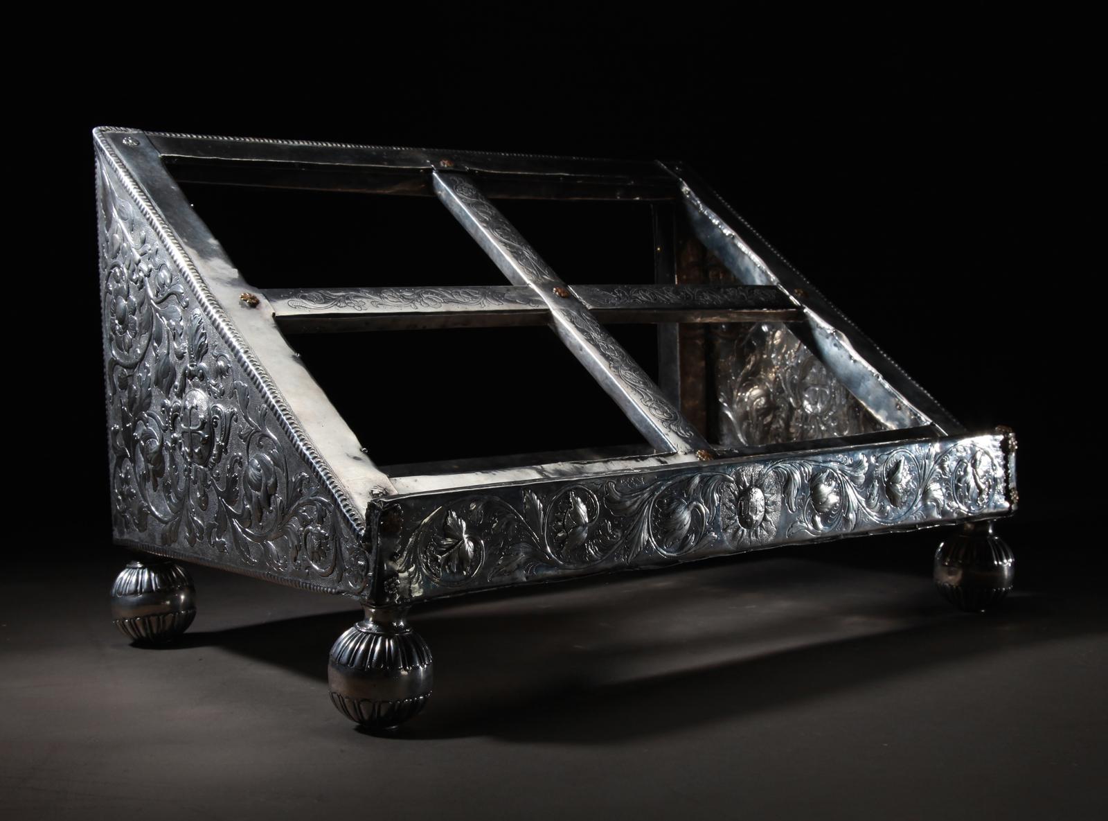 Important & Rare Dutch Silver Lectern Book Stand, 1707 (1 of 8)