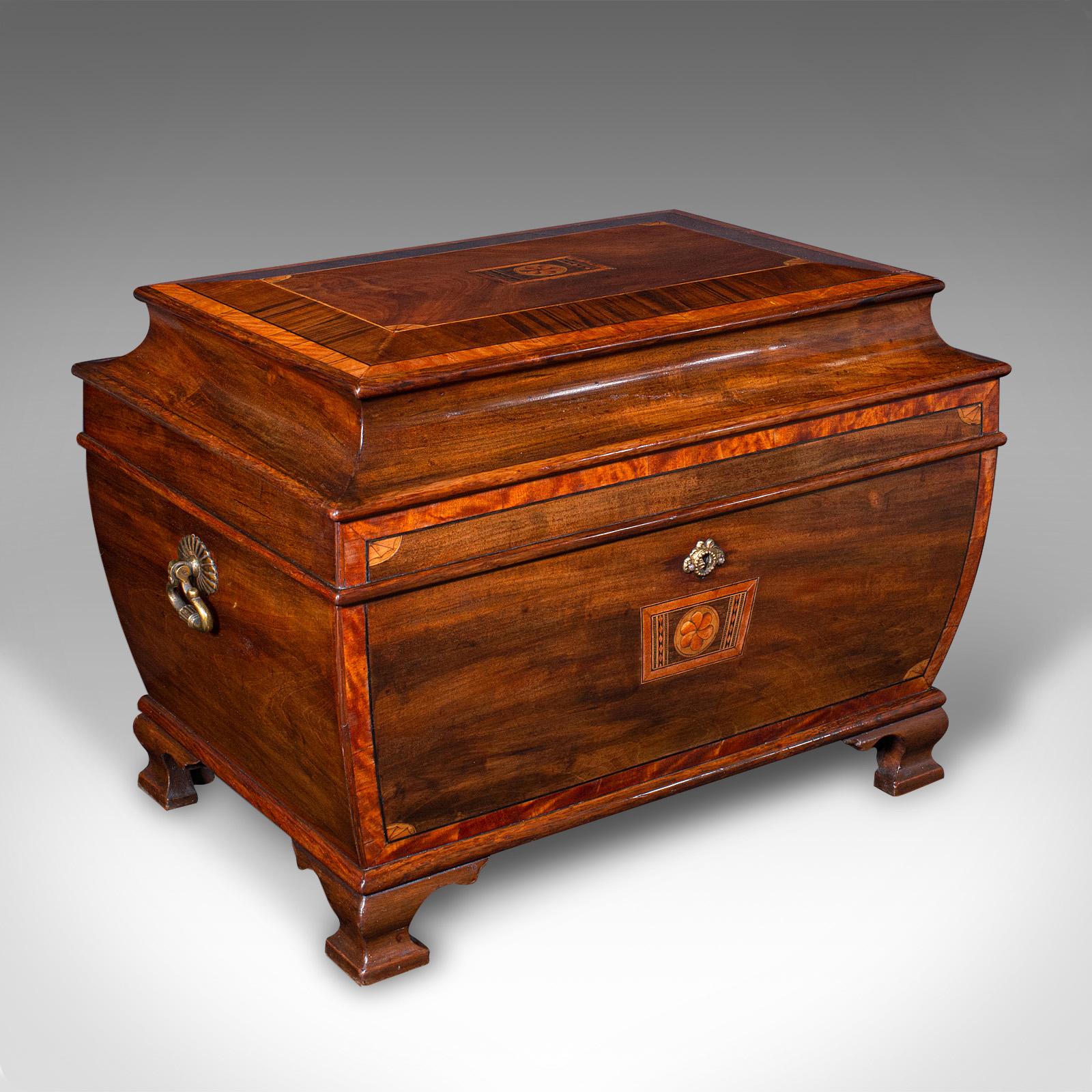 Antique Drawing Room Tea Blender's Box, English, Loose Leaf Caddy - Regency c.1820 (1 of 12)