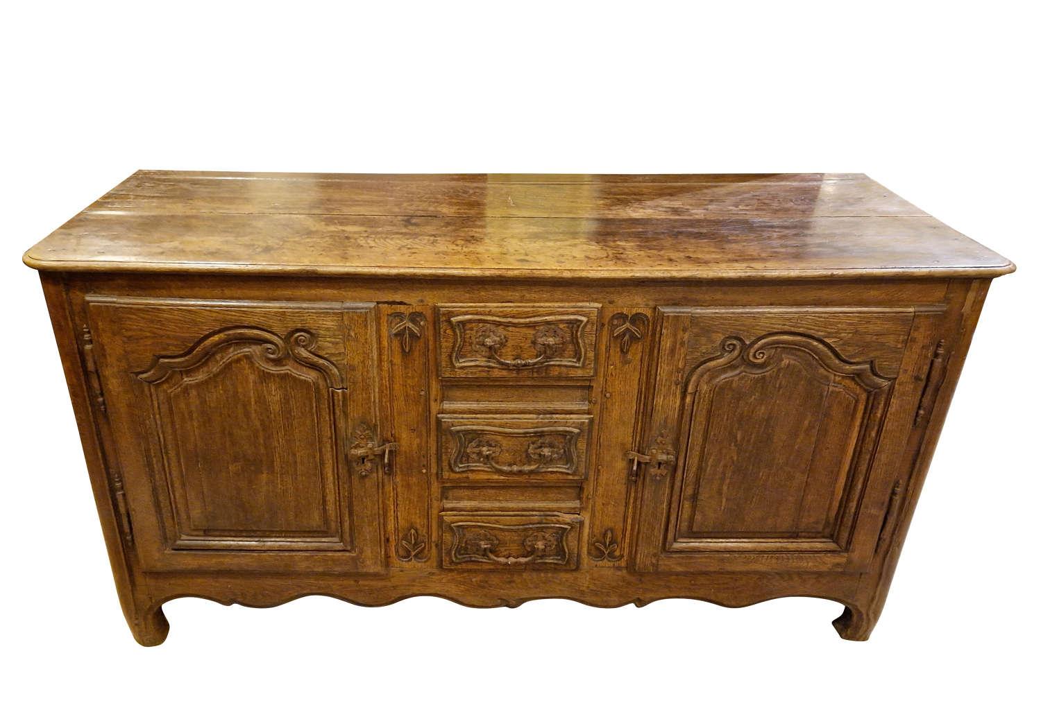 French Provincial Oak Enfilade (1 of 4)
