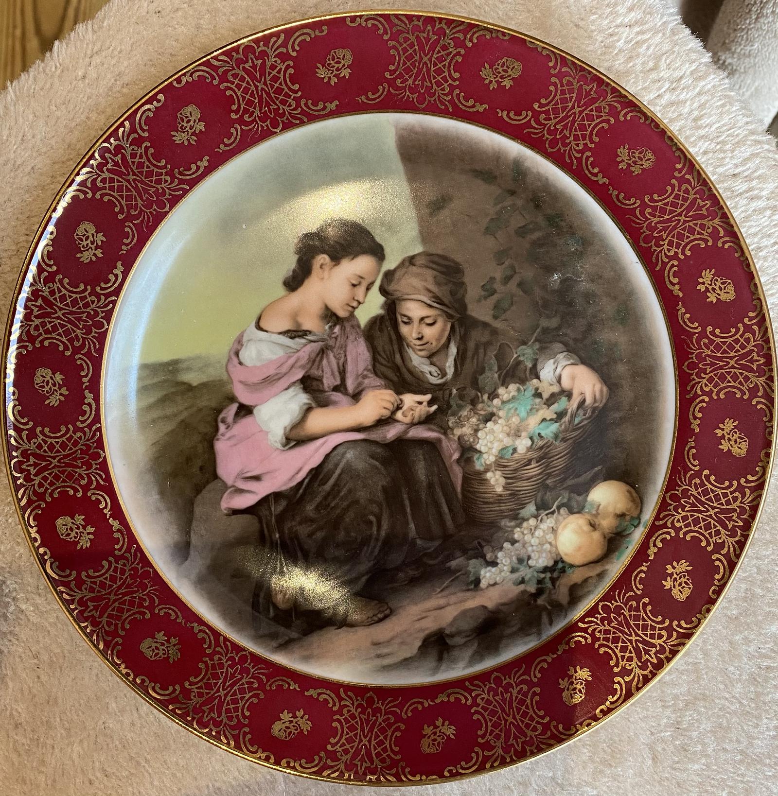 J.K.W. Dresden Porcelain Plate (1 of 2)
