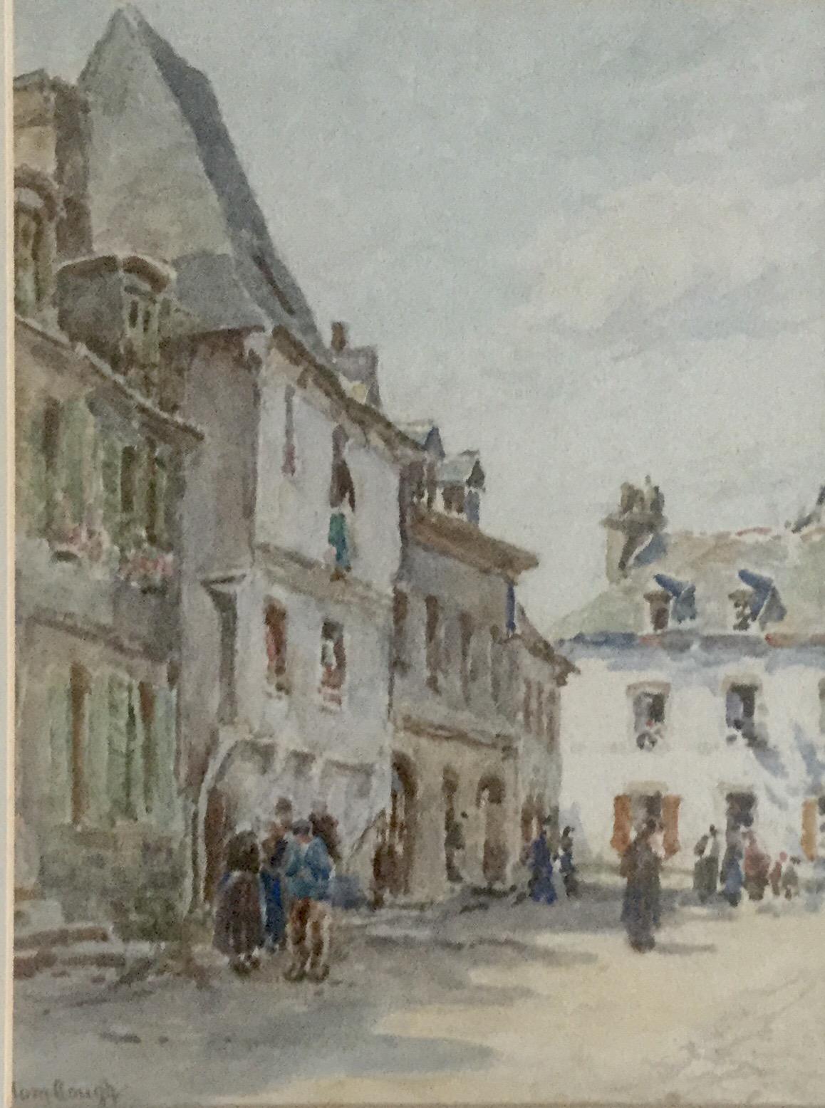 Tom Clough Watercolour of Concarneau, Brittany (1 of 2)