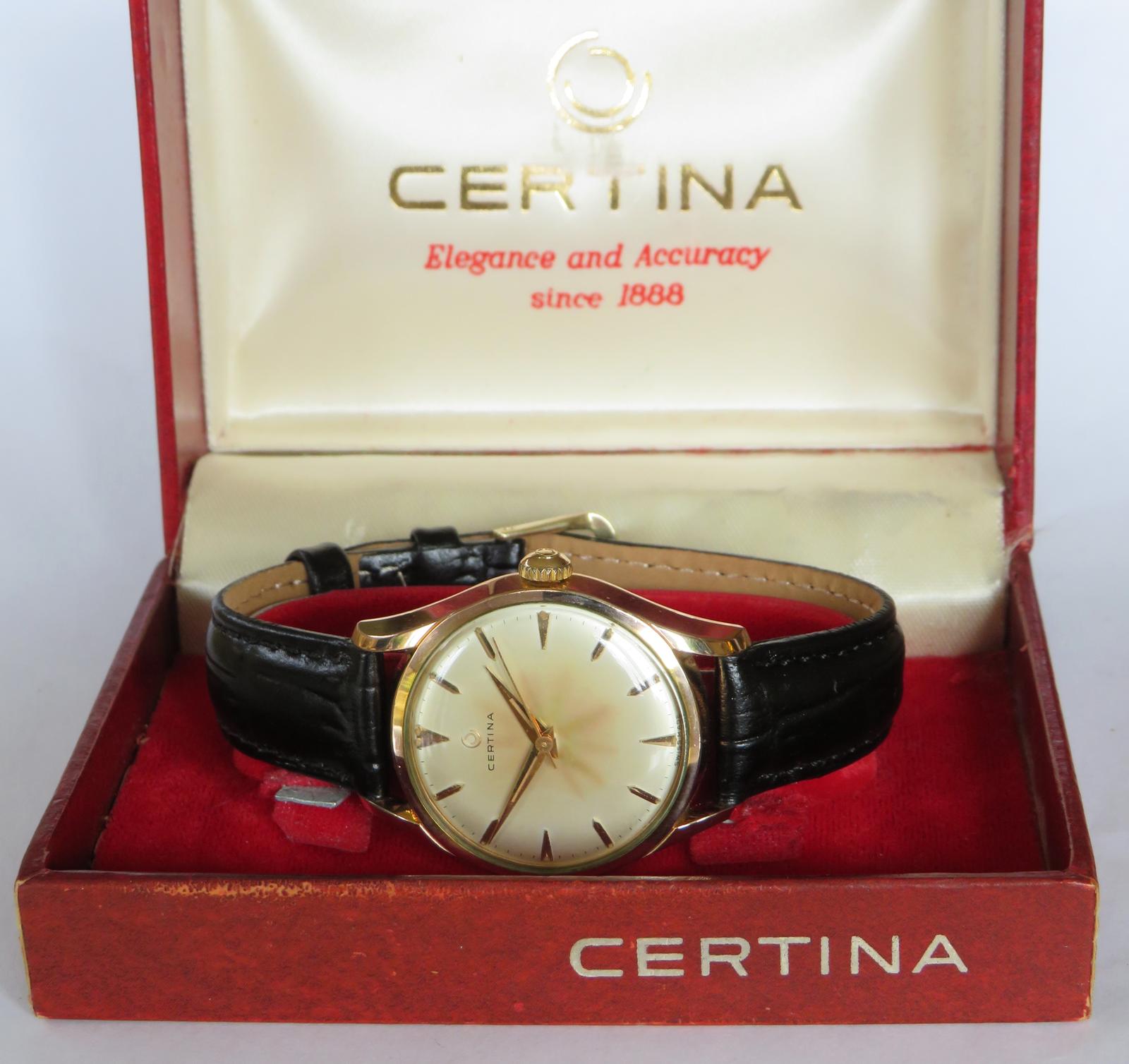 Watch : Gents 1950s Certina Wrist Watch (1 of 5)