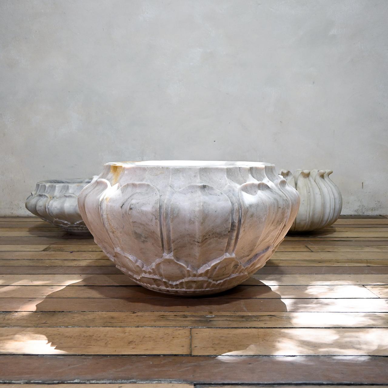 Very Large 20th Century Carved Marble Jardiniere - Planter (1 of 10) Very Large 20th Century Carved Marble Jardiniere - Planter (1 of 10)
