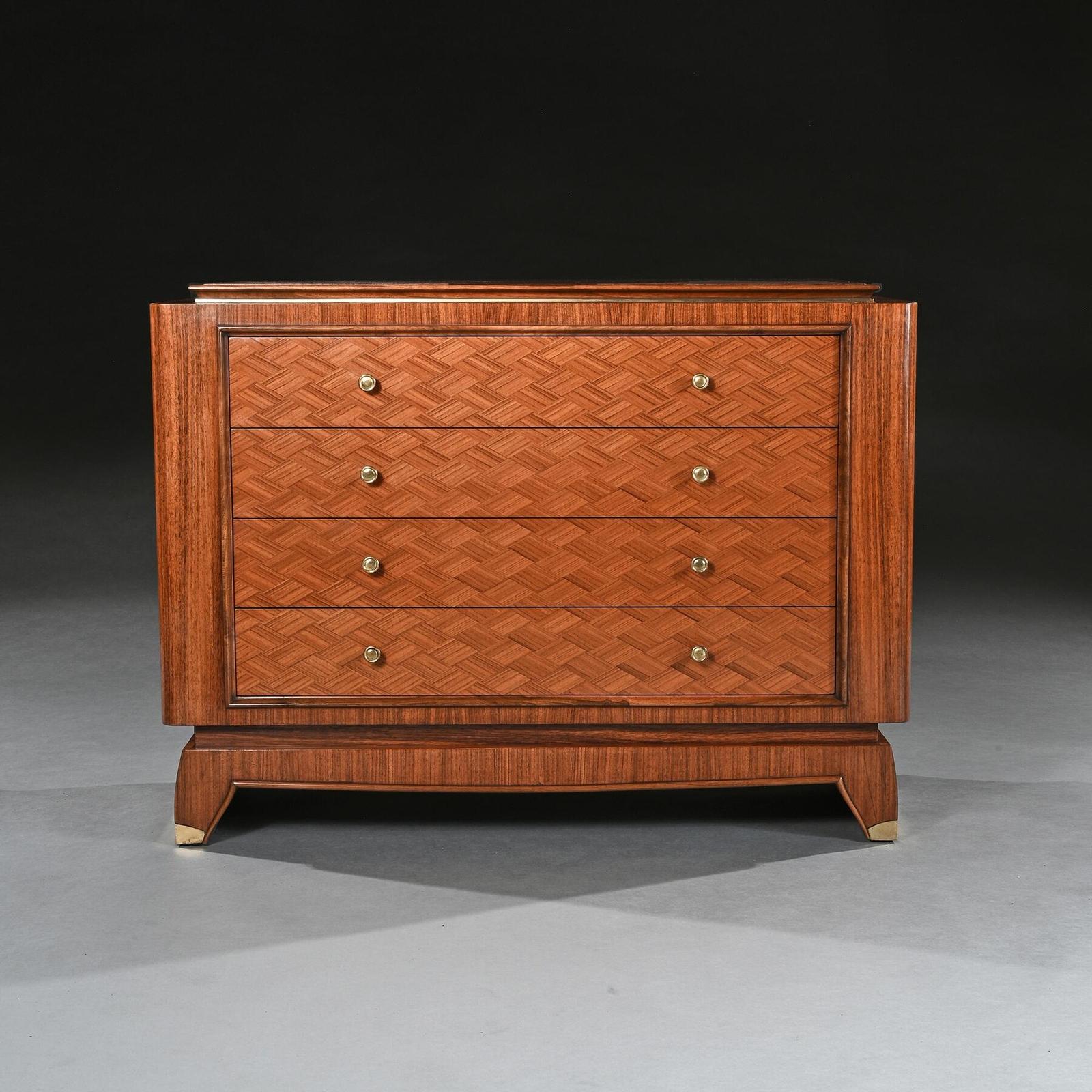 Jules Leleu Art Deco Walnut Commode Attributed to Jules Leleu (1 of 5) Jules Leleu Art Deco Walnut Commode Attributed to Jules Leleu (1 of 5)