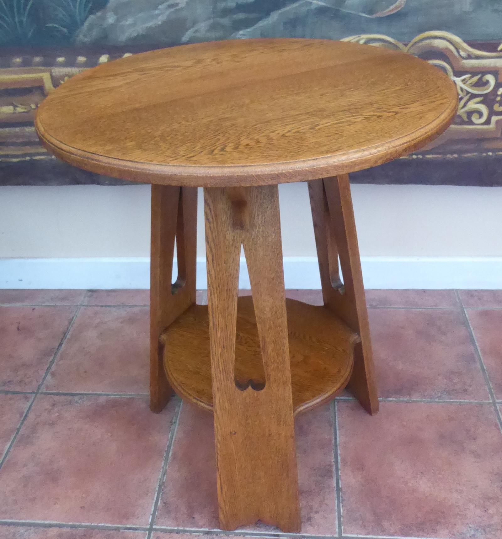 Liberty an Co Occasional Table Oak Arts and Crafts (1 of 14)