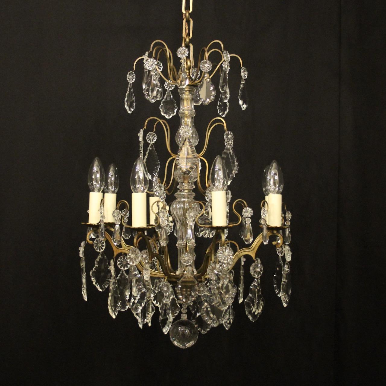 French Gilded 8 Light Antique Chandelier (1 of 10) French Gilded 8 Light Antique Chandelier (1 of 10)