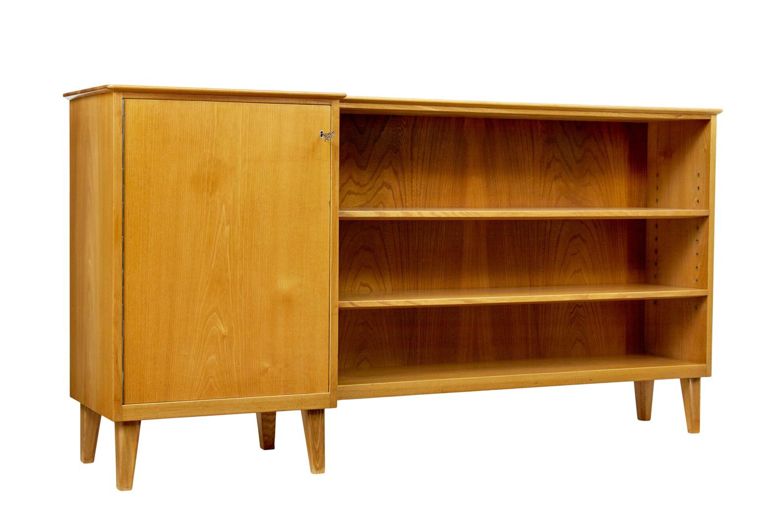 Mid Century Elm Low Open Bookcase by Ferdinand Lundquist (1 of 11) Mid Century Elm Low Open Bookcase by Ferdinand Lundquist (1 of 11)