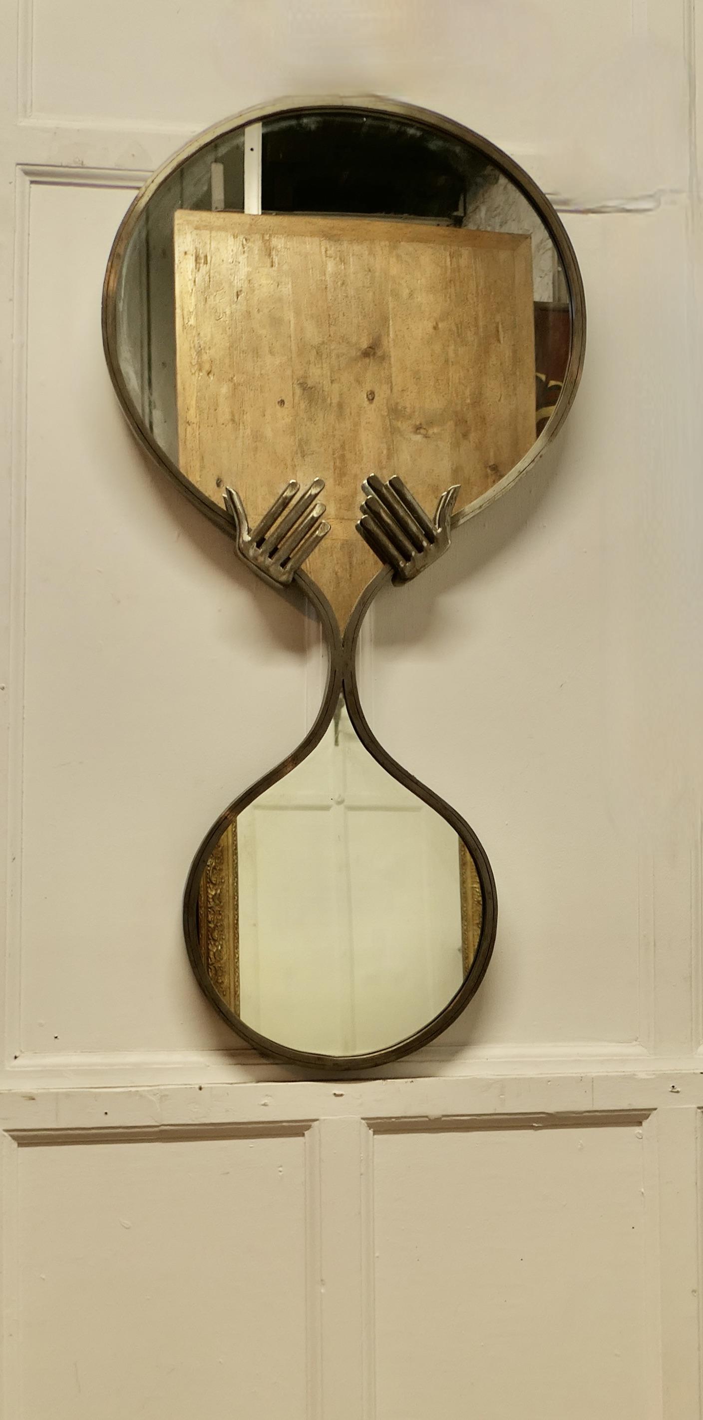 Large Quirky Mid Century One Off Designer Wall Mirror (1 of 7) Large Quirky Mid Century One Off Designer Wall Mirror (1 of 7)