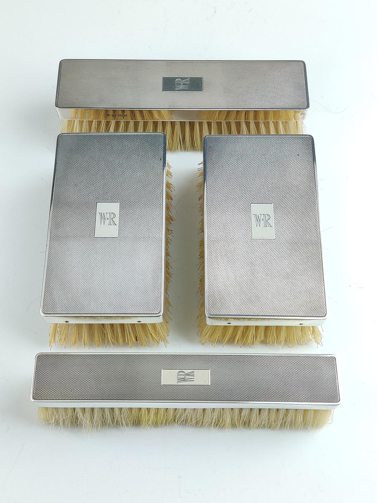 Antique Silver Brush Set (1 of 5)