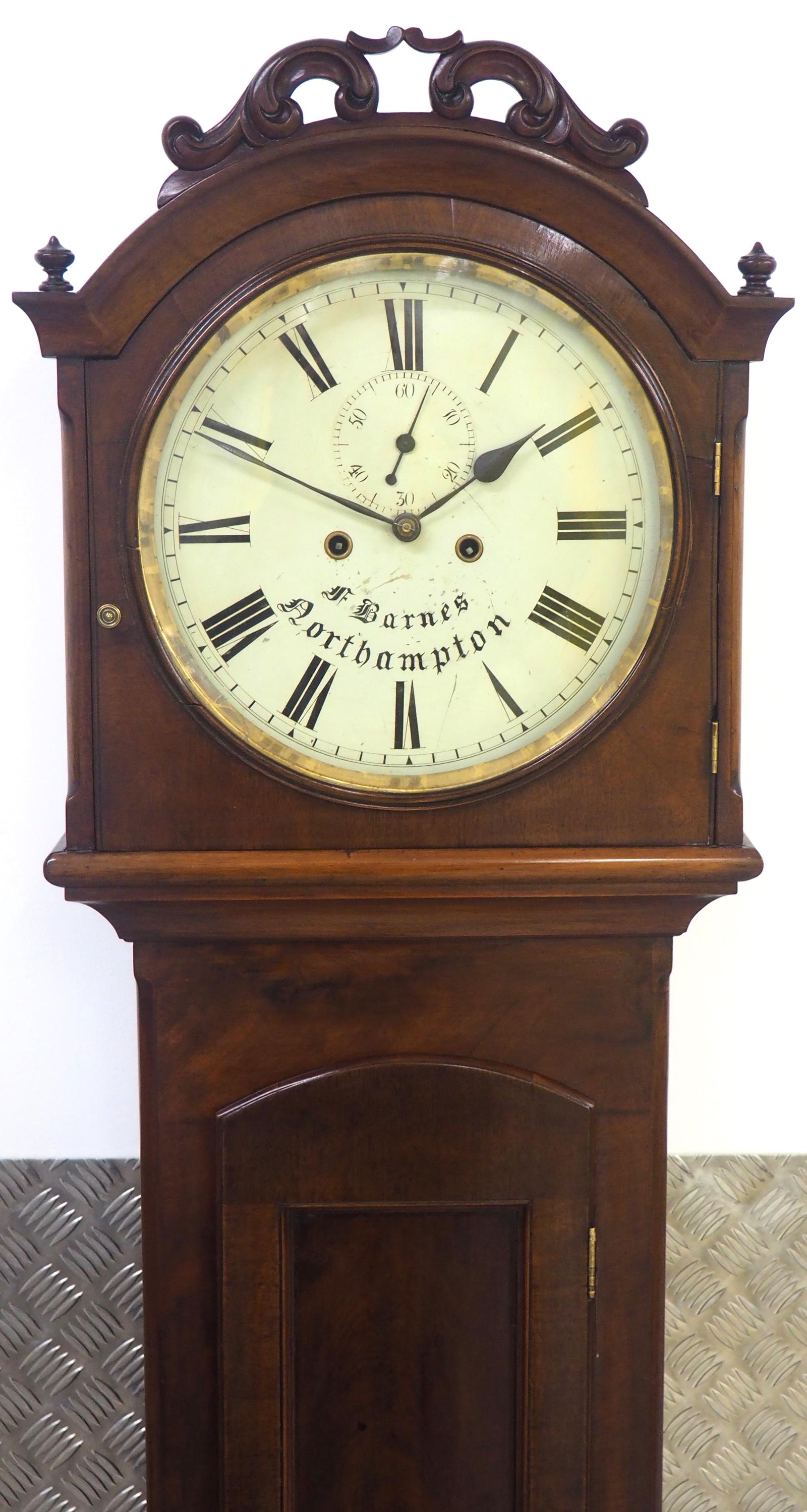 19th Century Northampton 8 Day Longcase Clock Mahogany Case Signed Painted Round Dial Grandfather Clock (1 of 12) 19th Century Northampton 8 Day Longcase Clock Mahogany Case Signed Painted Round Dial Grandfather Clock (1 of 12)