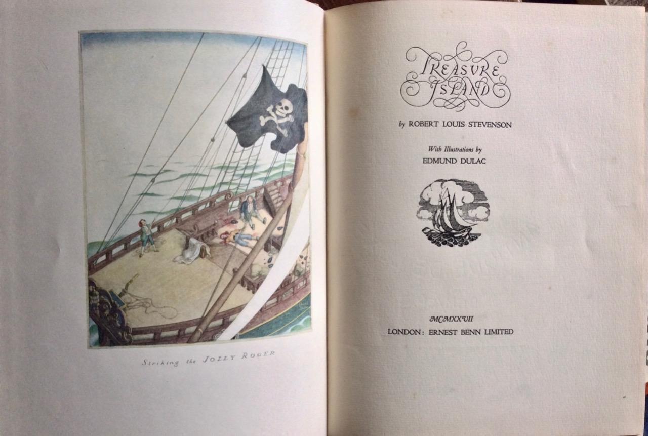 1927 Edmund Dulac Edition of Treasure Island By R L Stevenson Colour Plates (1 of 4) 1927 Edmund Dulac Edition of Treasure Island By R L Stevenson Colour Plates (1 of 4)