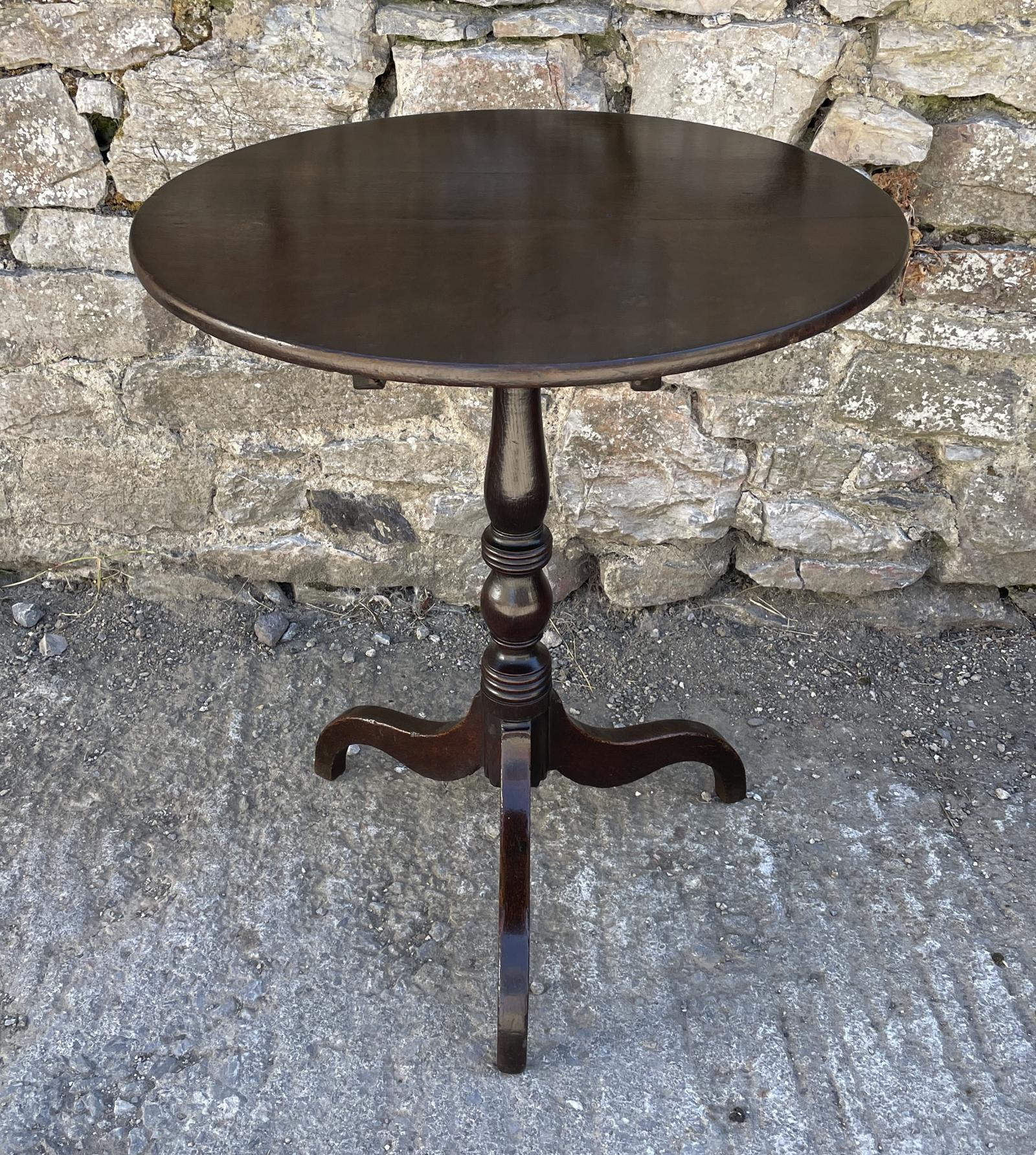 Georgian Oak Tilt Top Wine Table (1 of 21) Georgian Oak Tilt Top Wine Table (1 of 21)