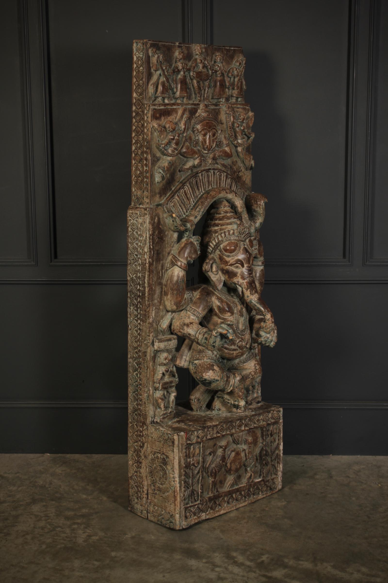 Large Decorative Indian Stained Hardwood Carving (1 of 10) Large Decorative Indian Stained Hardwood Carving (1 of 10)