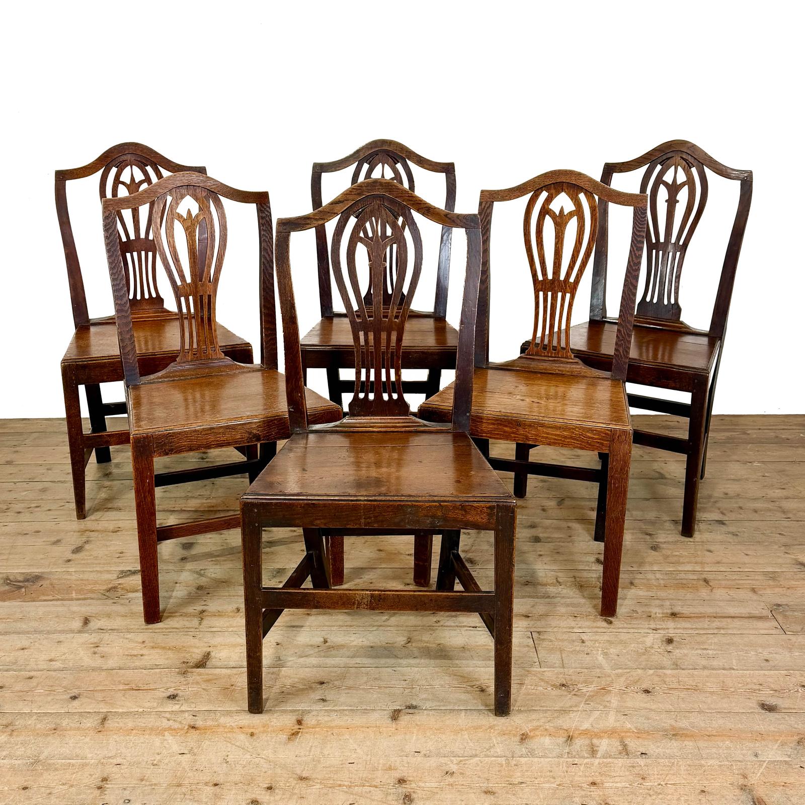 Antique Set of Six 19th Century Oak Dining Chairs (1 of 8) Antique Set of Six 19th Century Oak Dining Chairs (1 of 8)