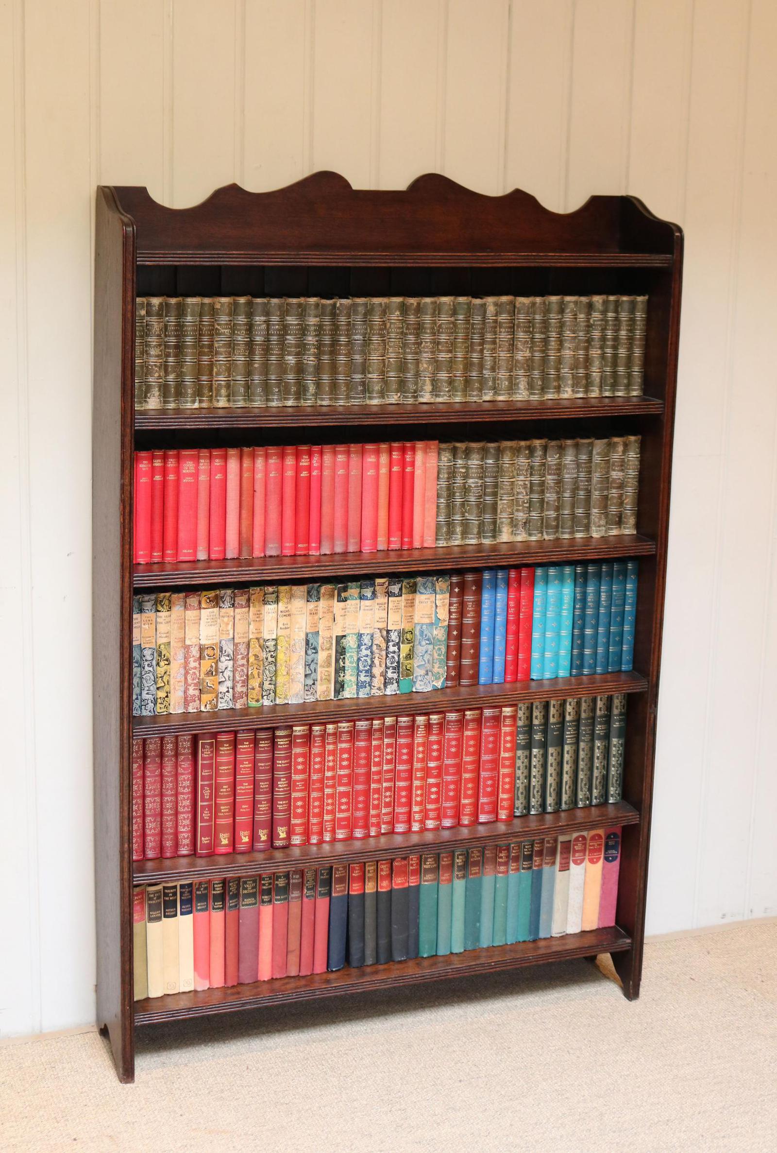 Solid Oak Open Bookcase c 1920 (1 of 10) Solid Oak Open Bookcase c 1920 (1 of 10)