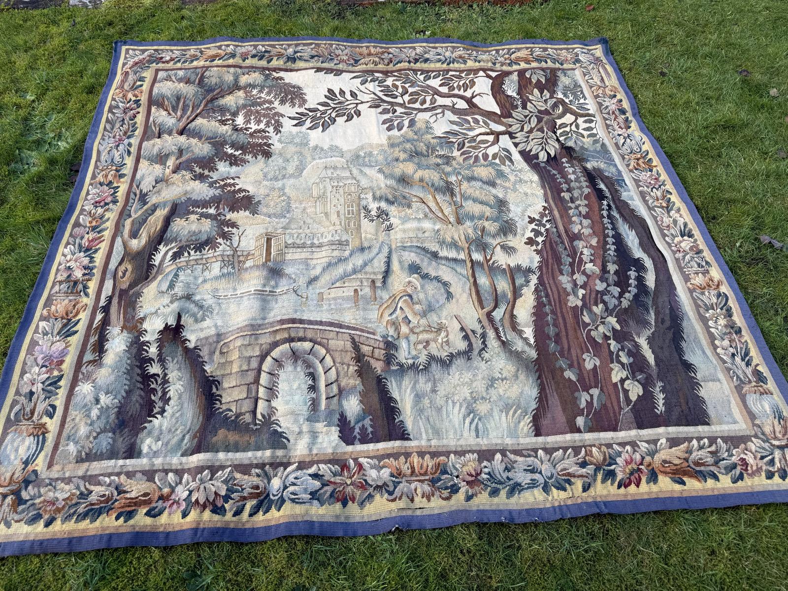 Large Antique Tapestry (1 of 7) Large Antique Tapestry (1 of 7)