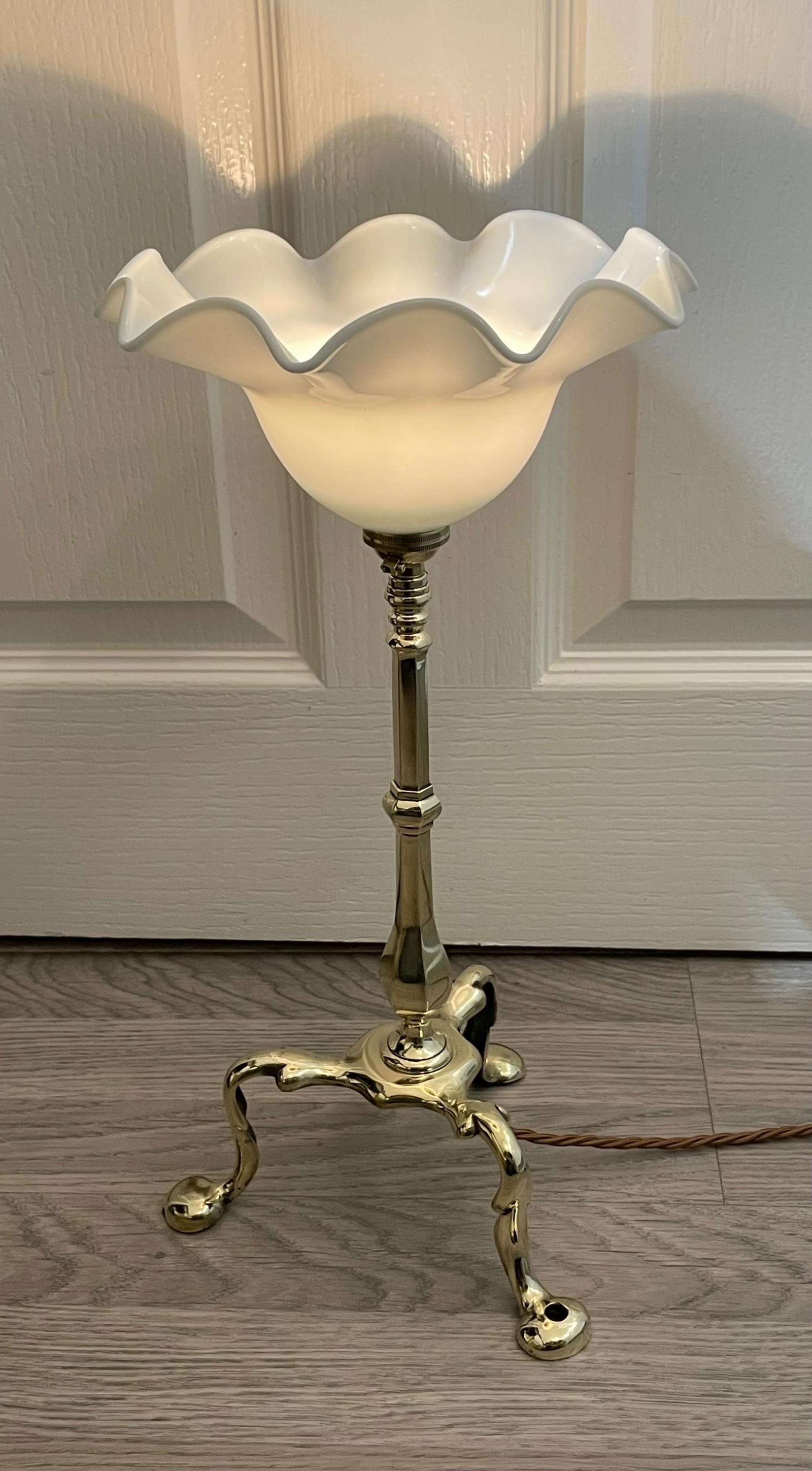 Pullman Brass Table Lamp Attributed To Faraday & Sons (1 of 6) Pullman Brass Table Lamp Attributed To Faraday & Sons (1 of 6)