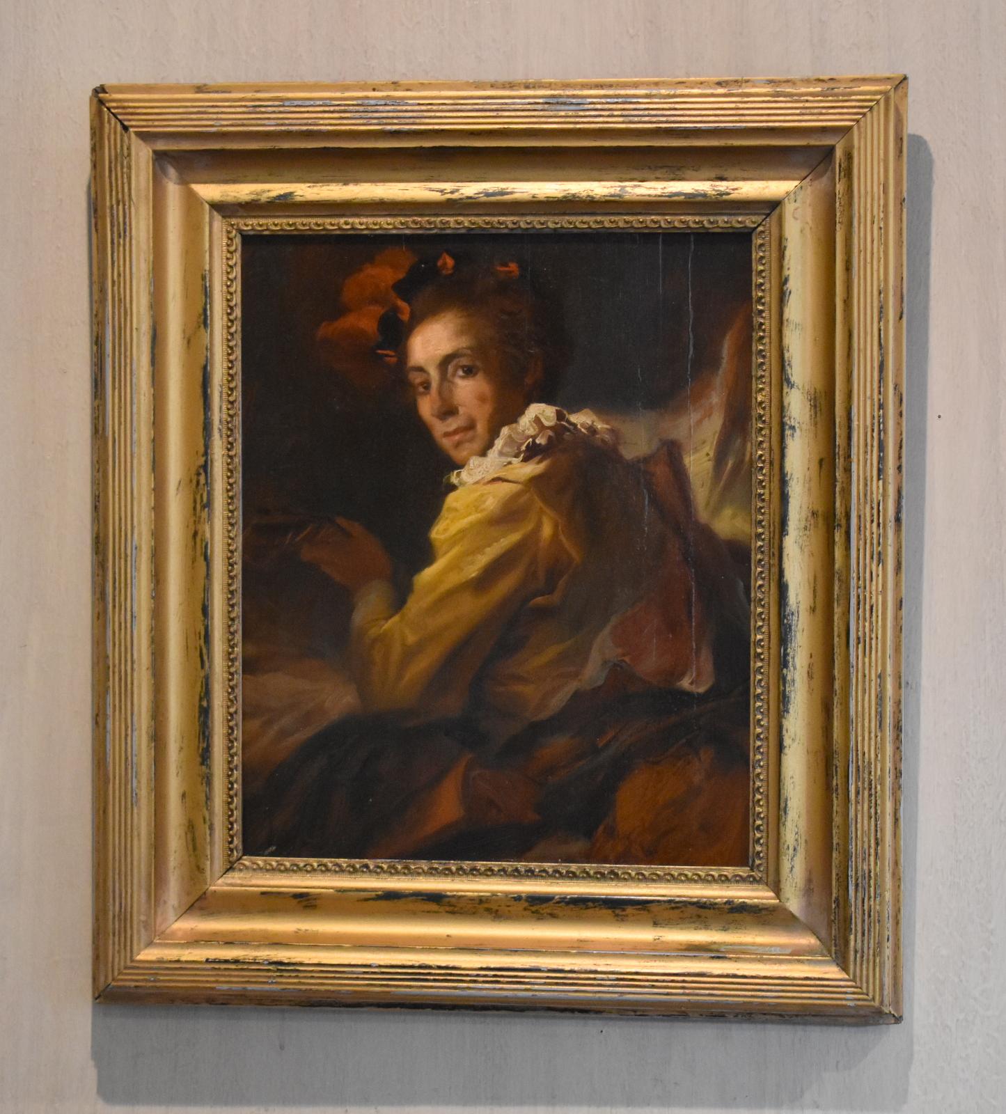 Oil Painting of a Man with Lute (1 of 5) Oil Painting of a Man with Lute (1 of 5)