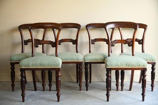 Set of 6 Victorian Rosewood Dining Chairs (1 of 12) Set of 6 Victorian Rosewood Dining Chairs (1 of 12)