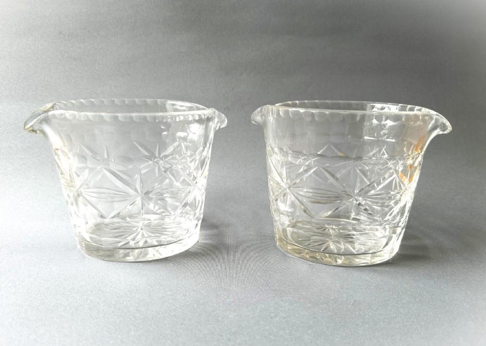 Gorgeous Pair of Victorian Cut Glass Rinsing Bowls (1 of 5)