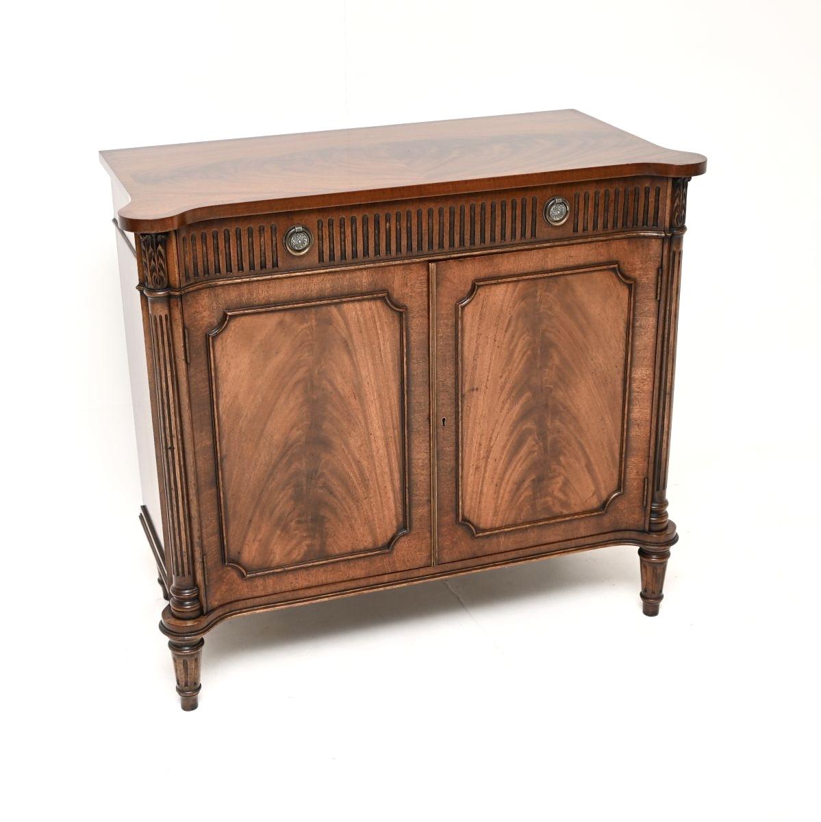 Antique Mahogany Two Door Cabinet on Legs (1 of 10) Antique Mahogany Two Door Cabinet on Legs (1 of 10)