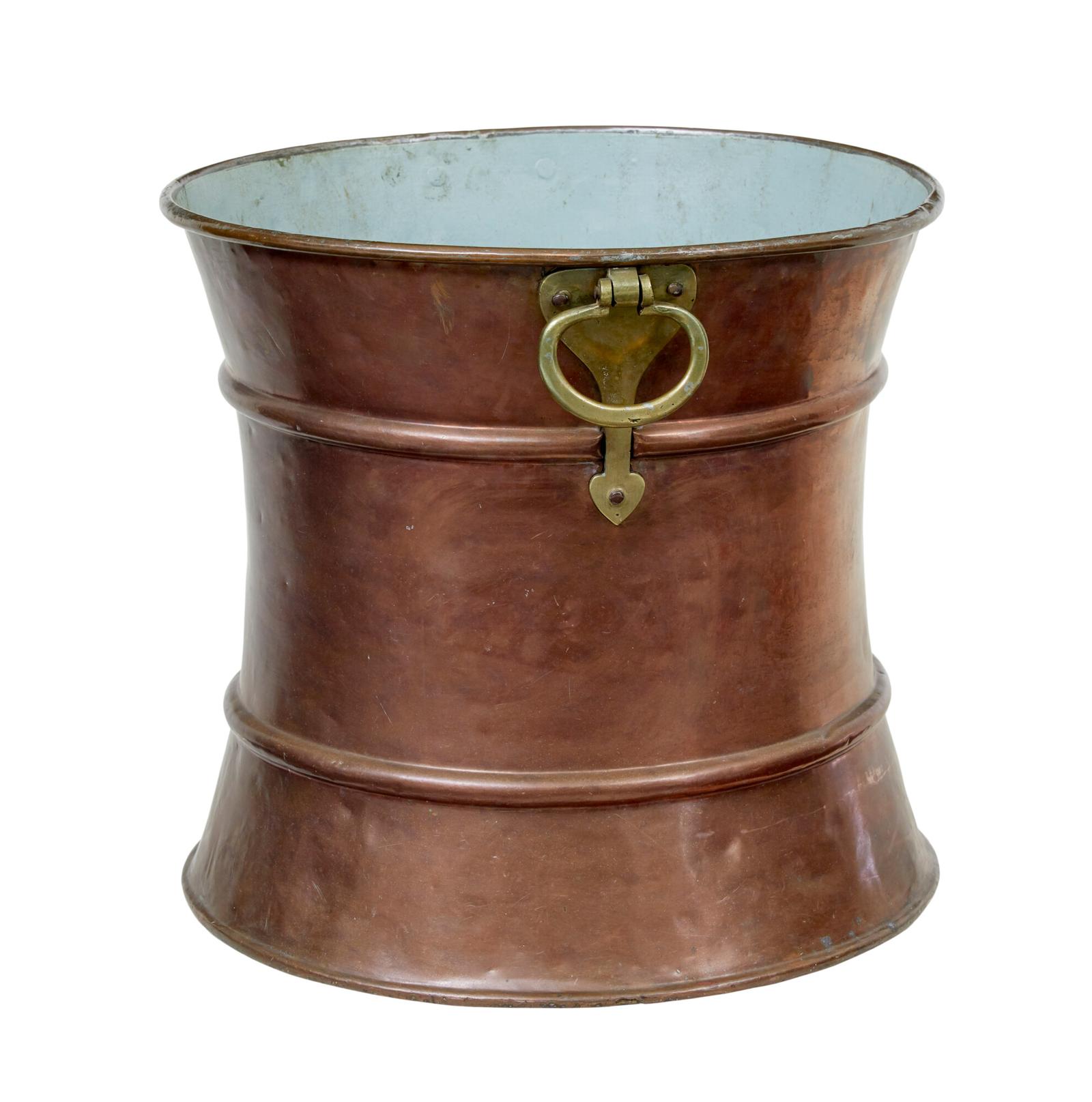 19th Century Decorative Copper & Brass Bucket (1 of 7)