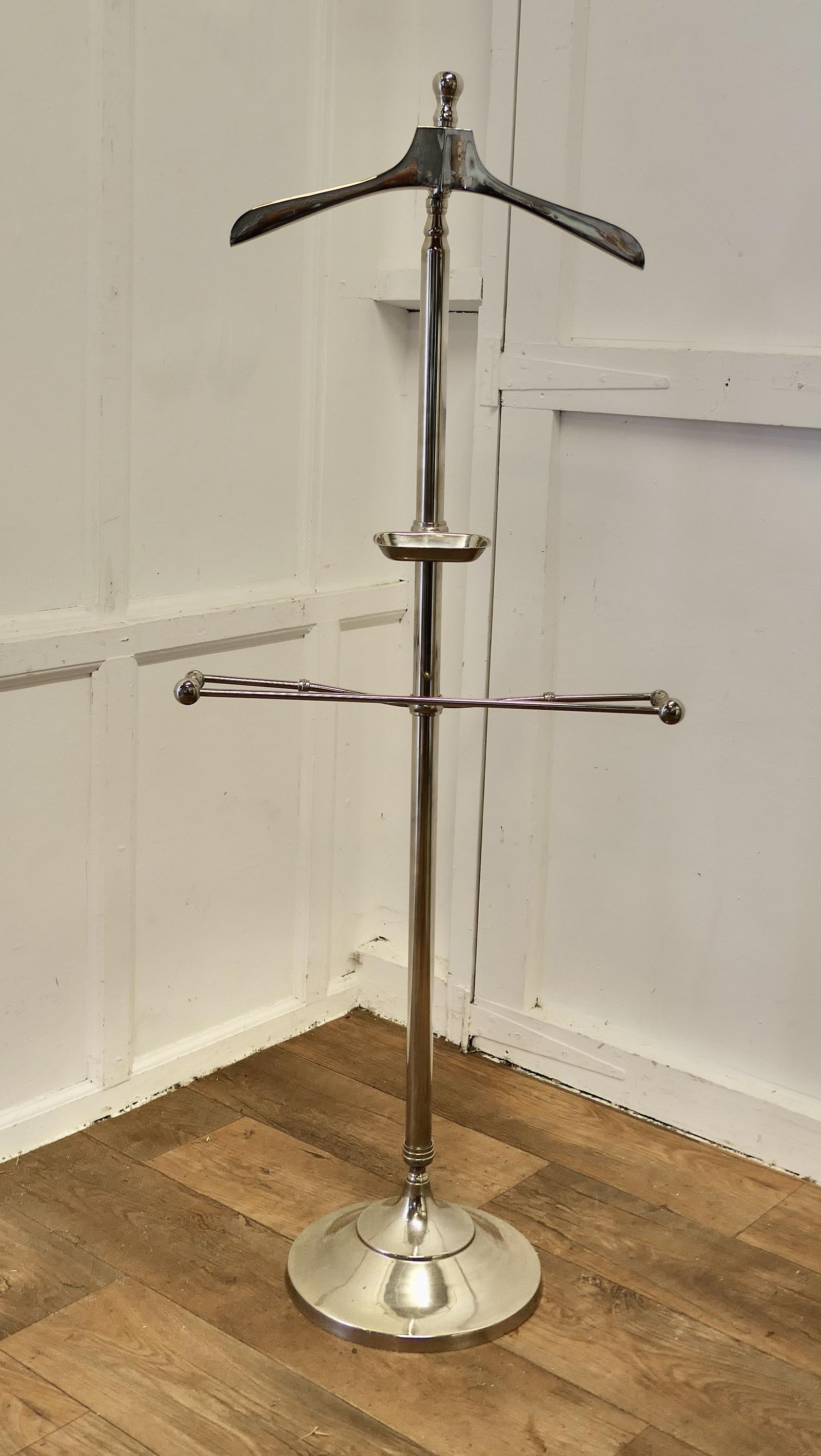 Stylish Retro Chrome Valet, Suit Hanger, Mannequin (1 of 6)